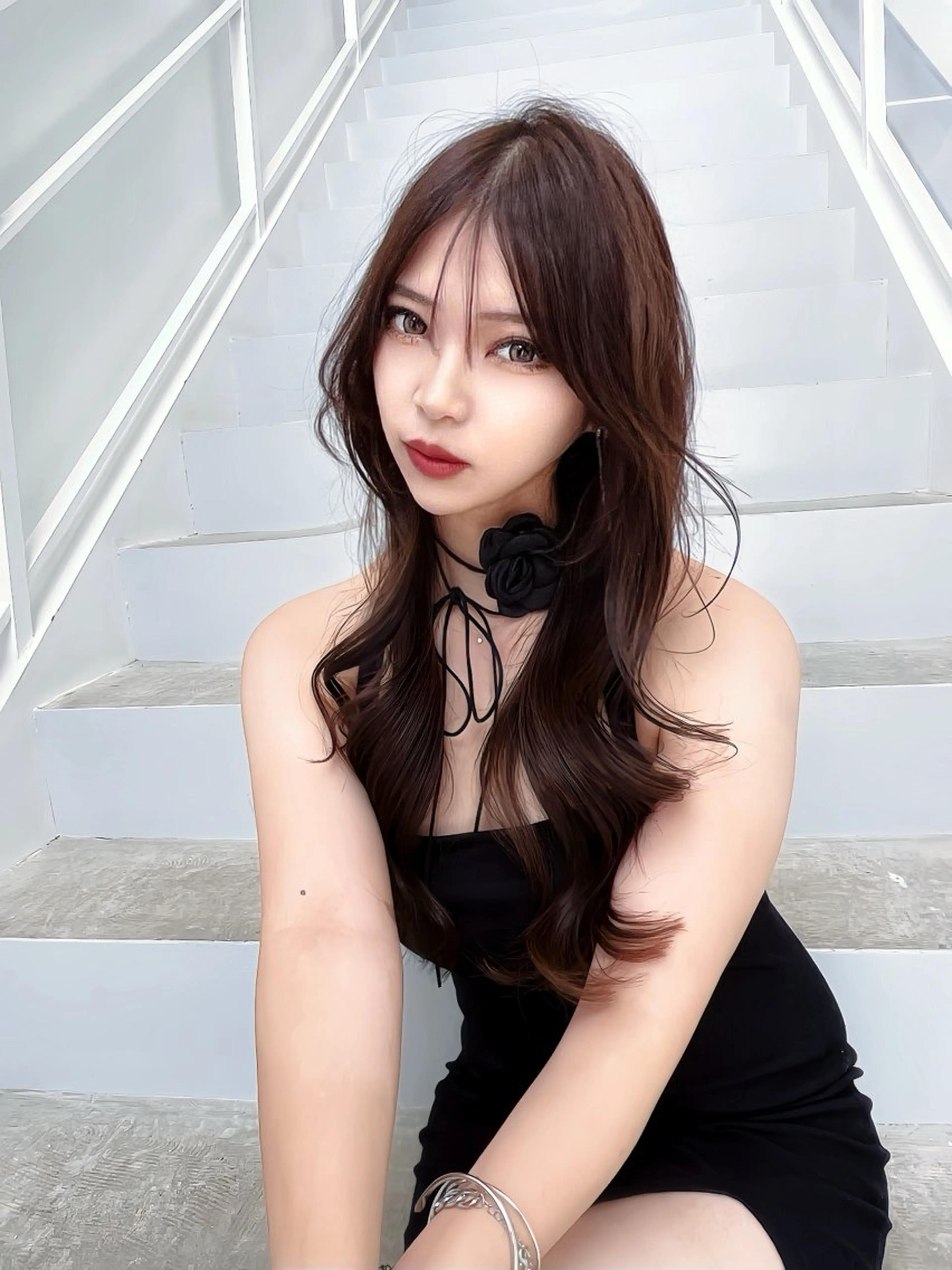 ロング カラー 韓国ヘア/髪質改善 TAKAHIROのヘアスタイル