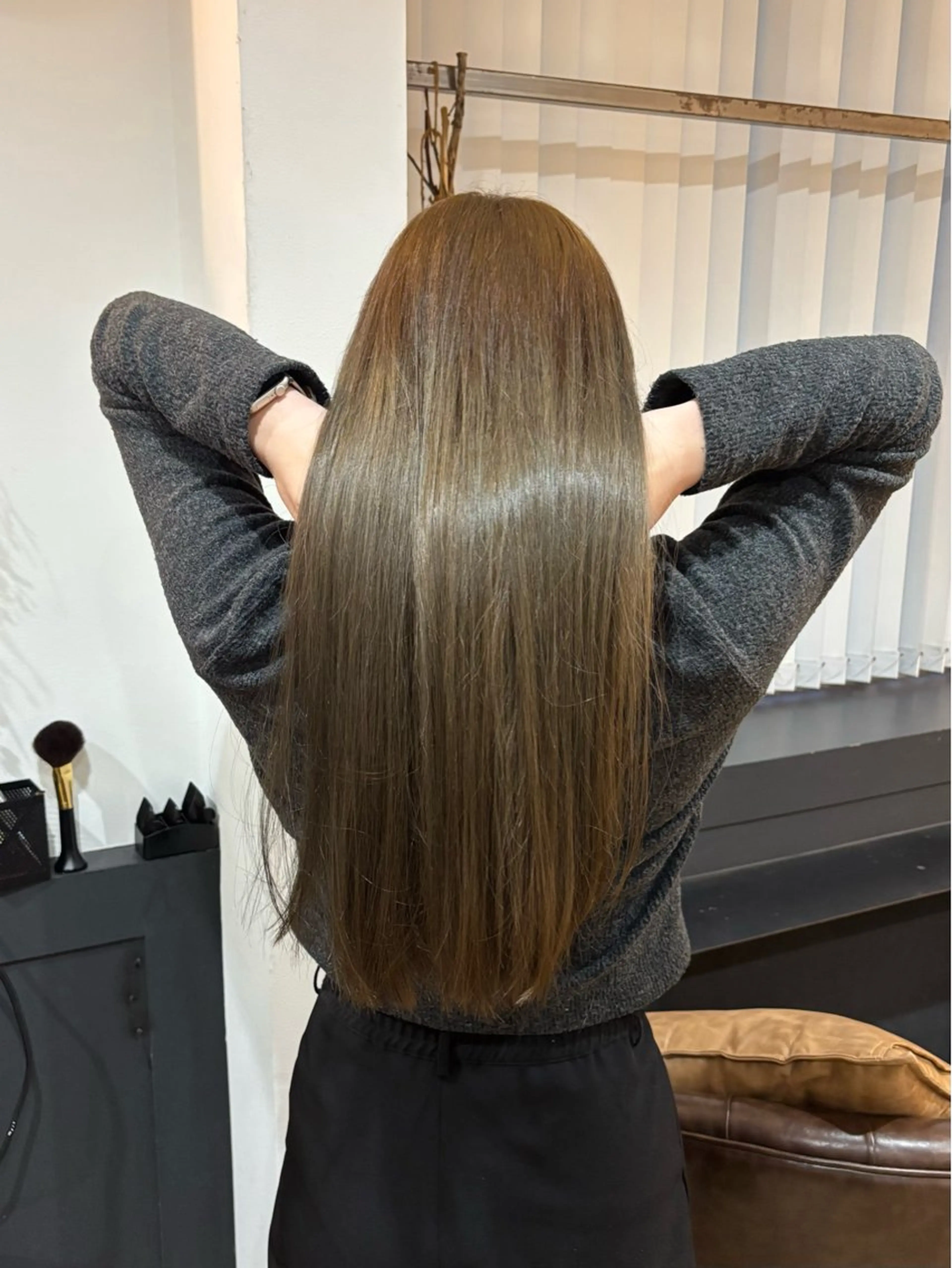 ロング カット ヘアカラー トリートメント ボブ/可愛いスタイル ⠀ゆらのヘアスタイル