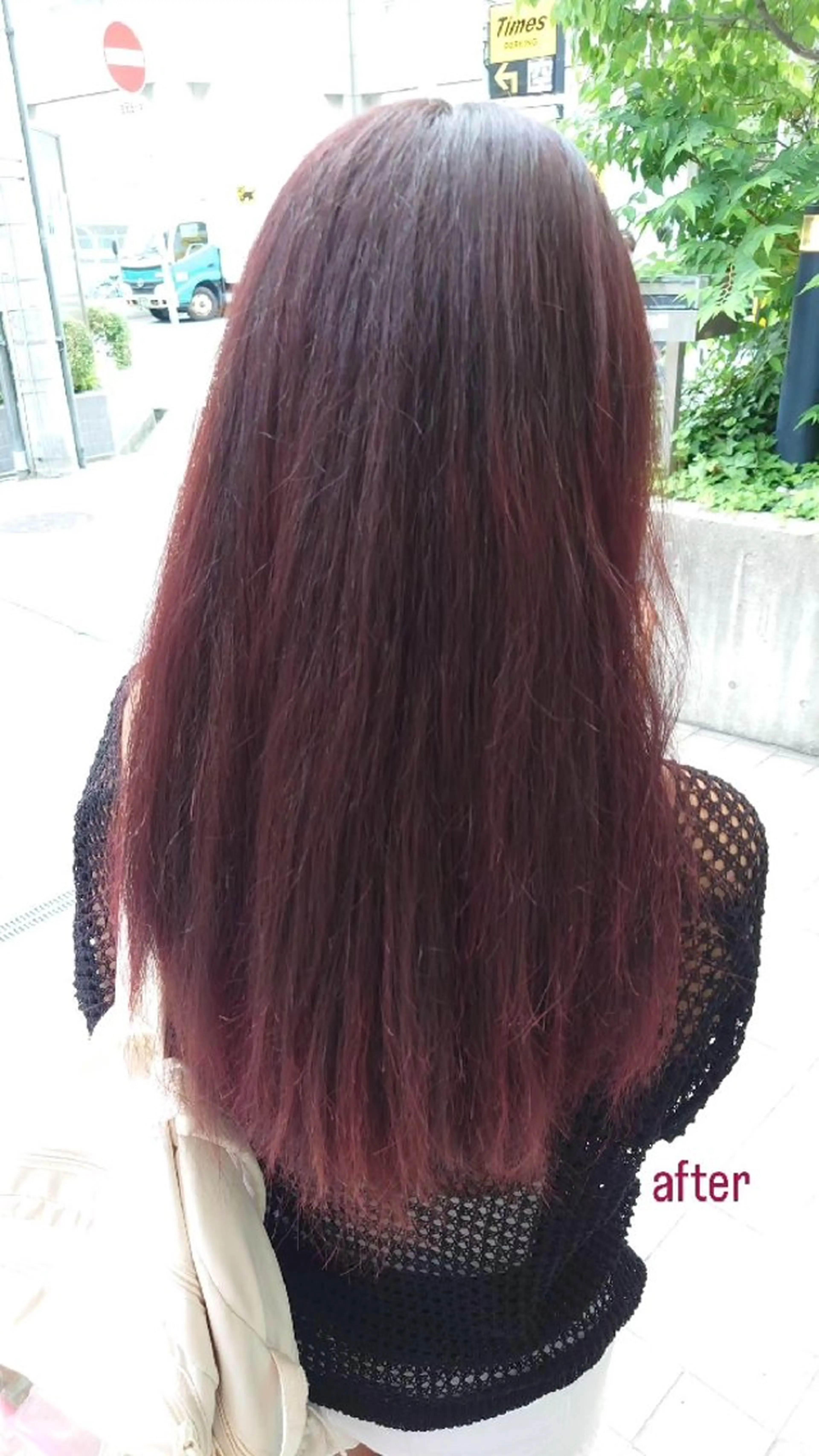 カラー 種子田 結理のヘアスタイル