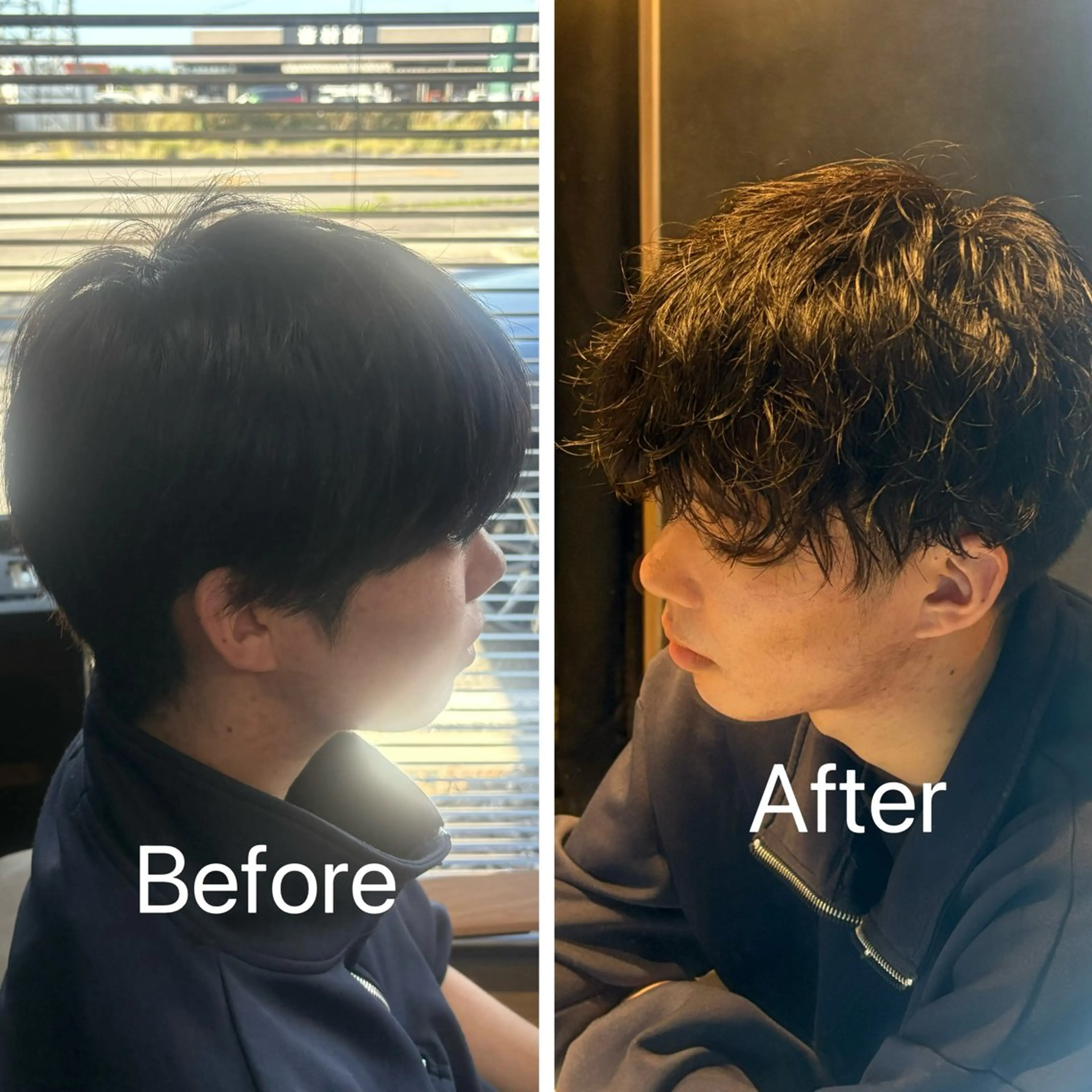 パーマ メンズ カット パーマ トリートメント 10〜20代垢抜けメ ンズ特化/かのんのヘアスタイル