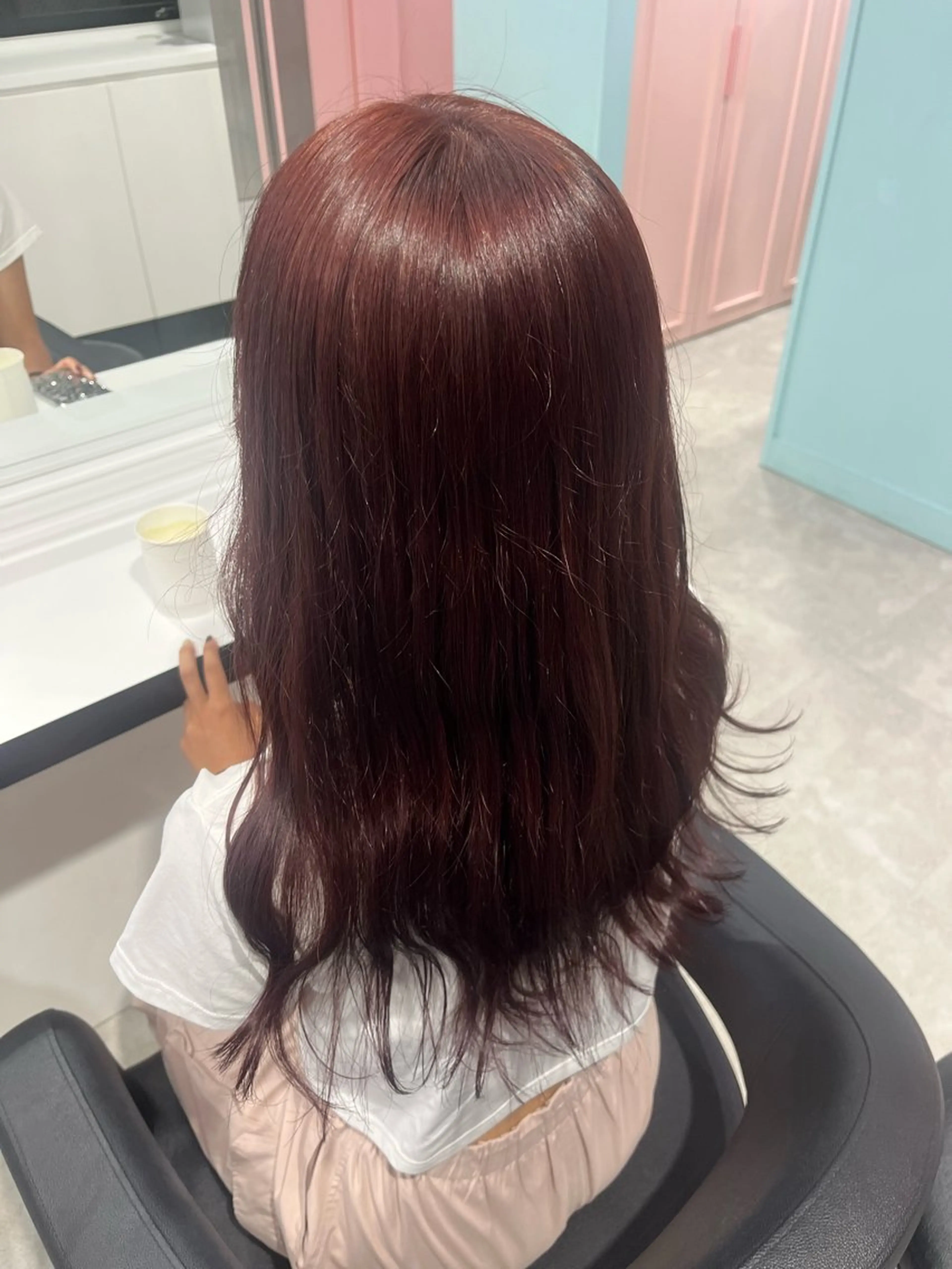 ロング カラー みう/仙台/暖色/ 艶髪/顔周りカット/のヘアスタイル