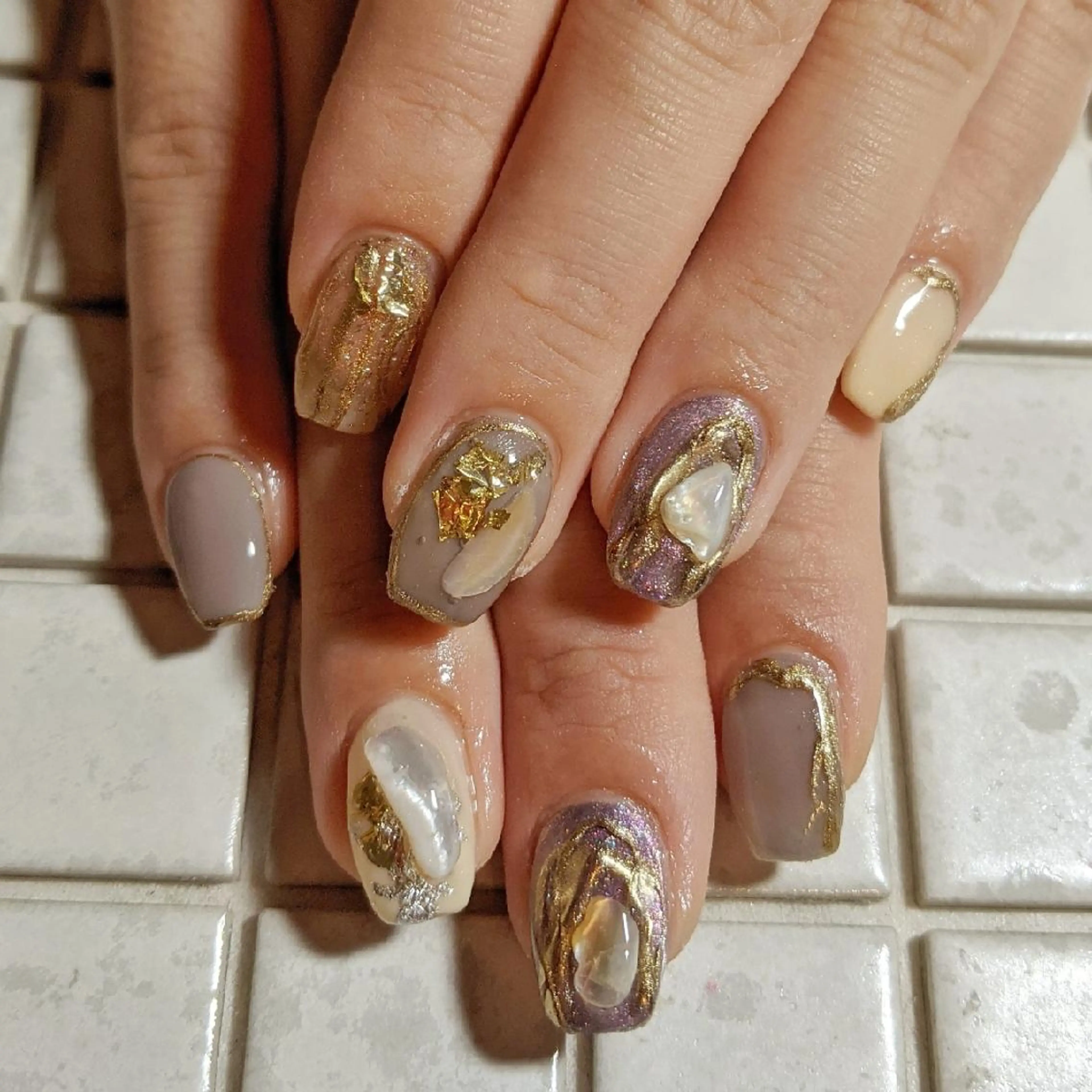 ネイル ニュアンスネイル ハンドネイル private salon mieのネイルデザイン