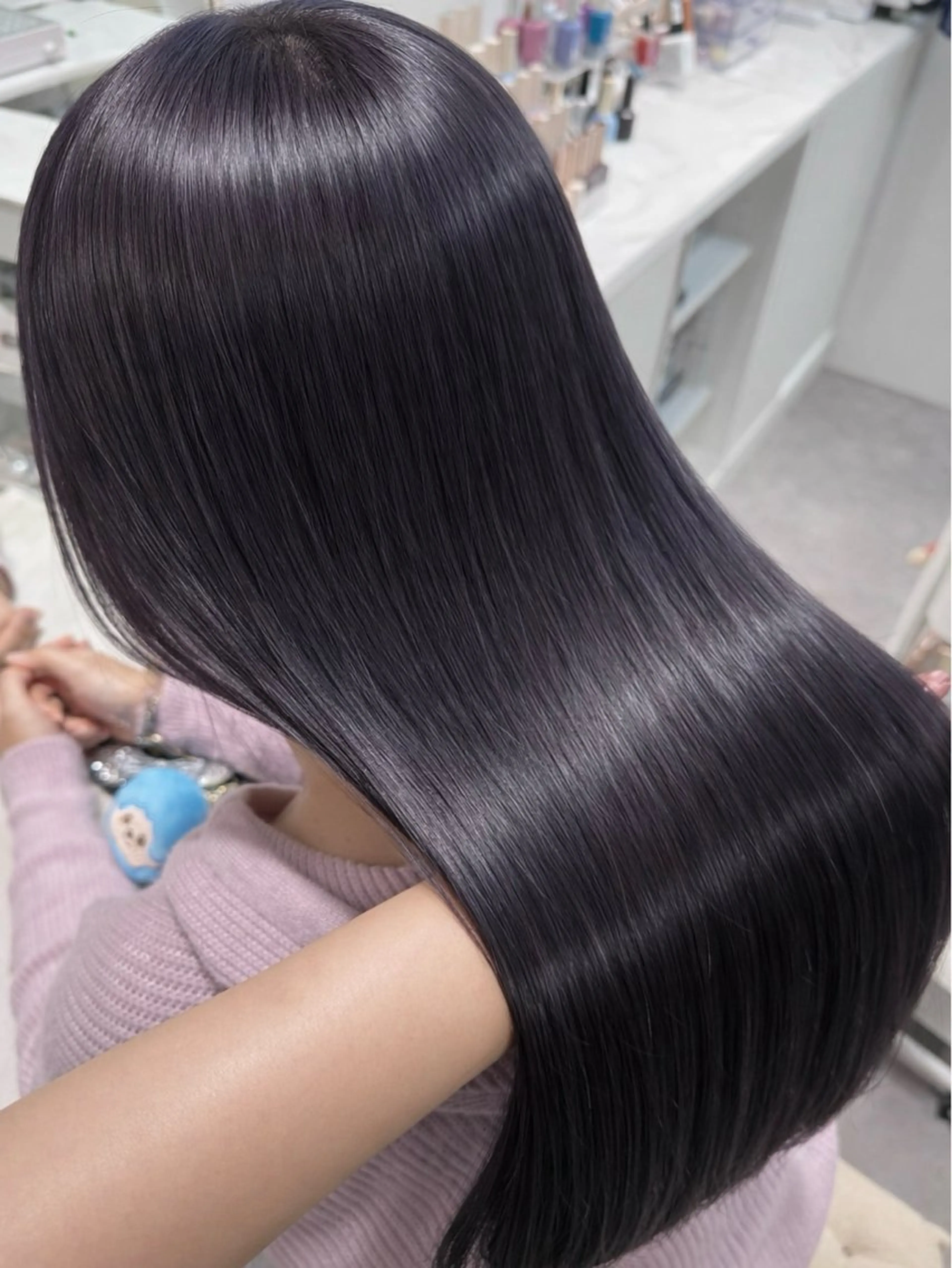 ロング ヘアカラー CARE神戸店所属・SAKI /カラー/神戸/三宮のヘアスタイル