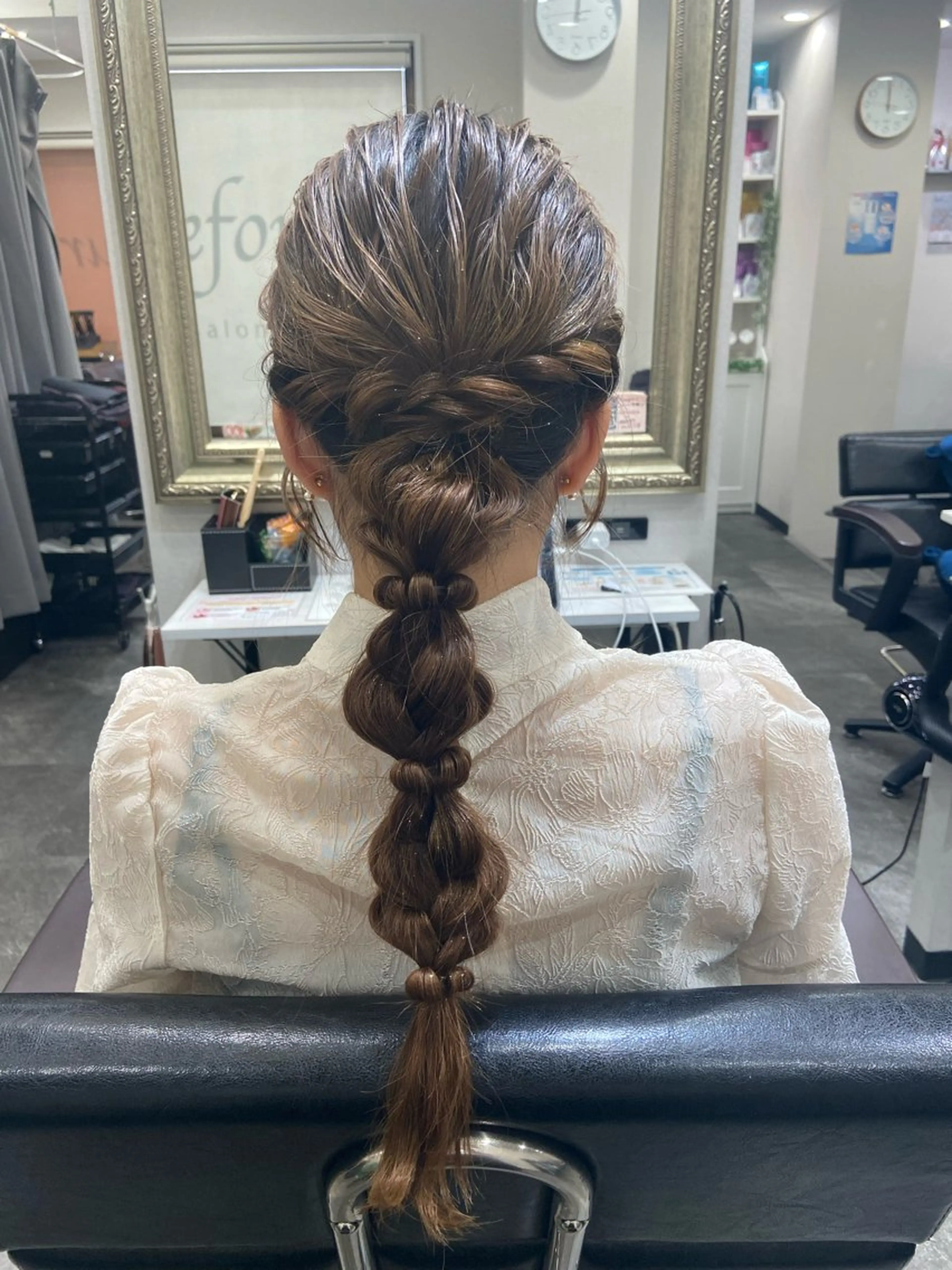 ロング ヘアアレンジ 籾木 美優のヘアスタイル