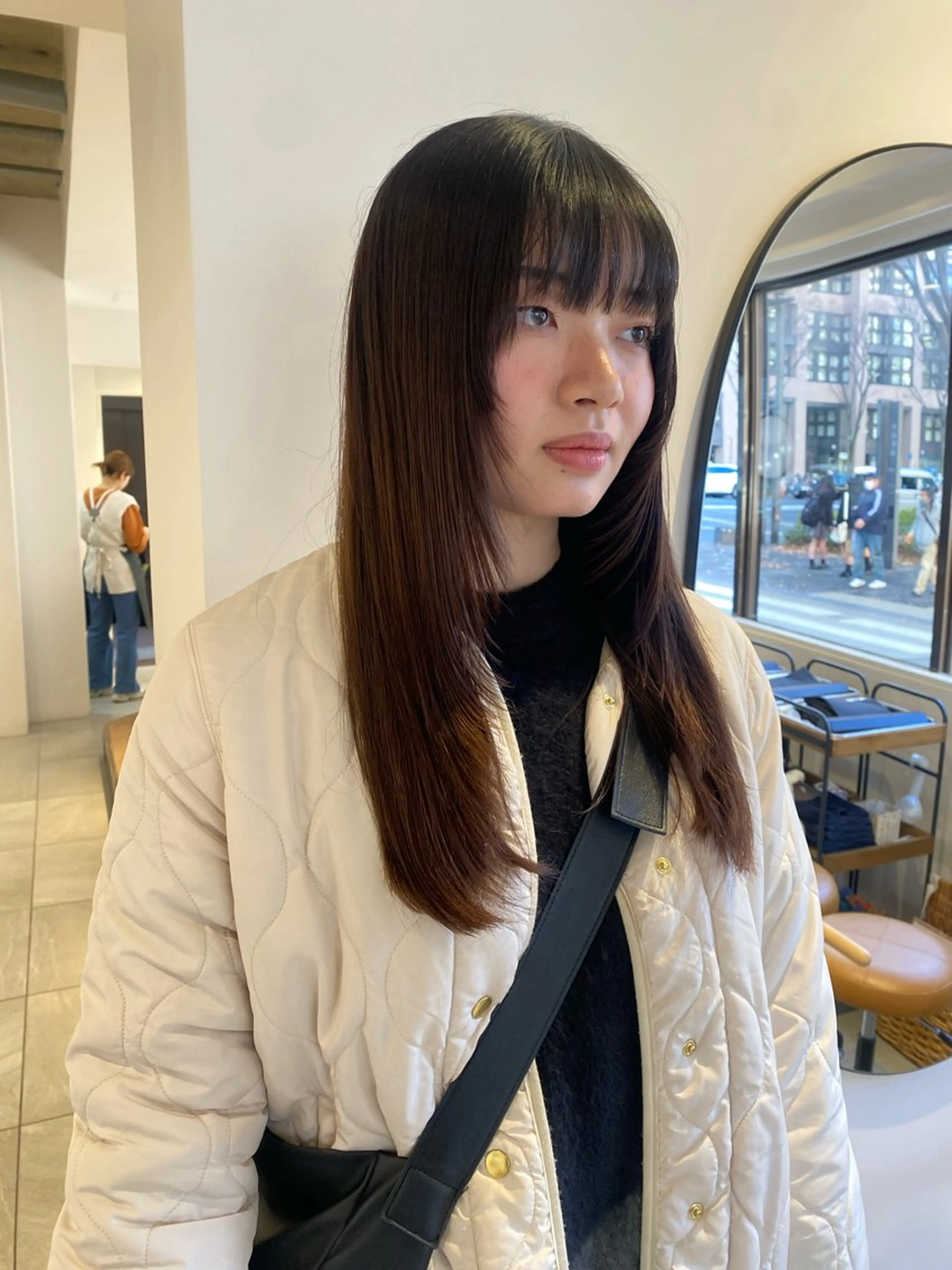 ロング knock所属・knock　國友 華乃のヘアスタイル