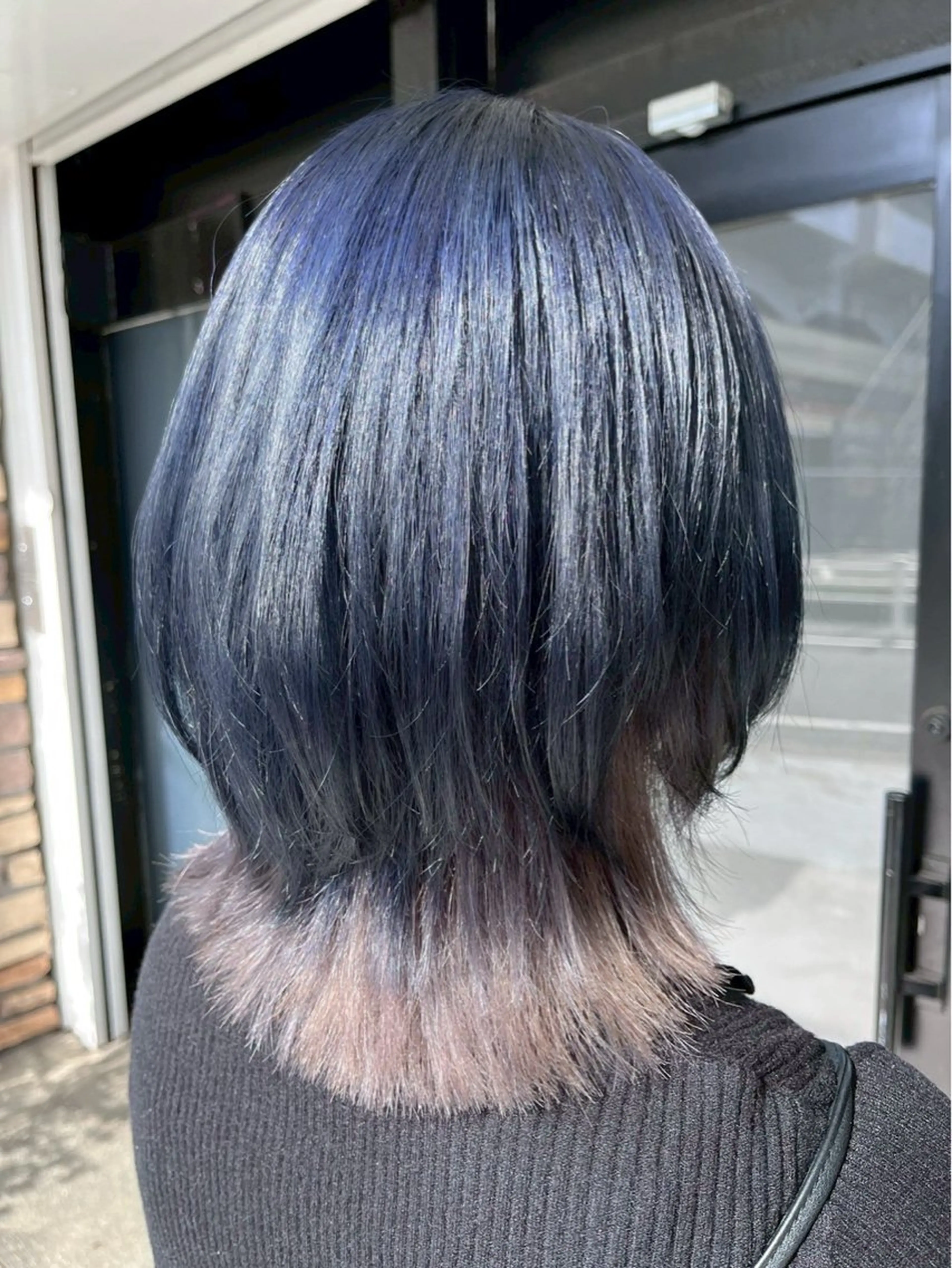 セミロング カラー カット ヘアカラー トリートメント ハイトーン/韓国風/ 艶髪/吉祥寺のヘアスタイル