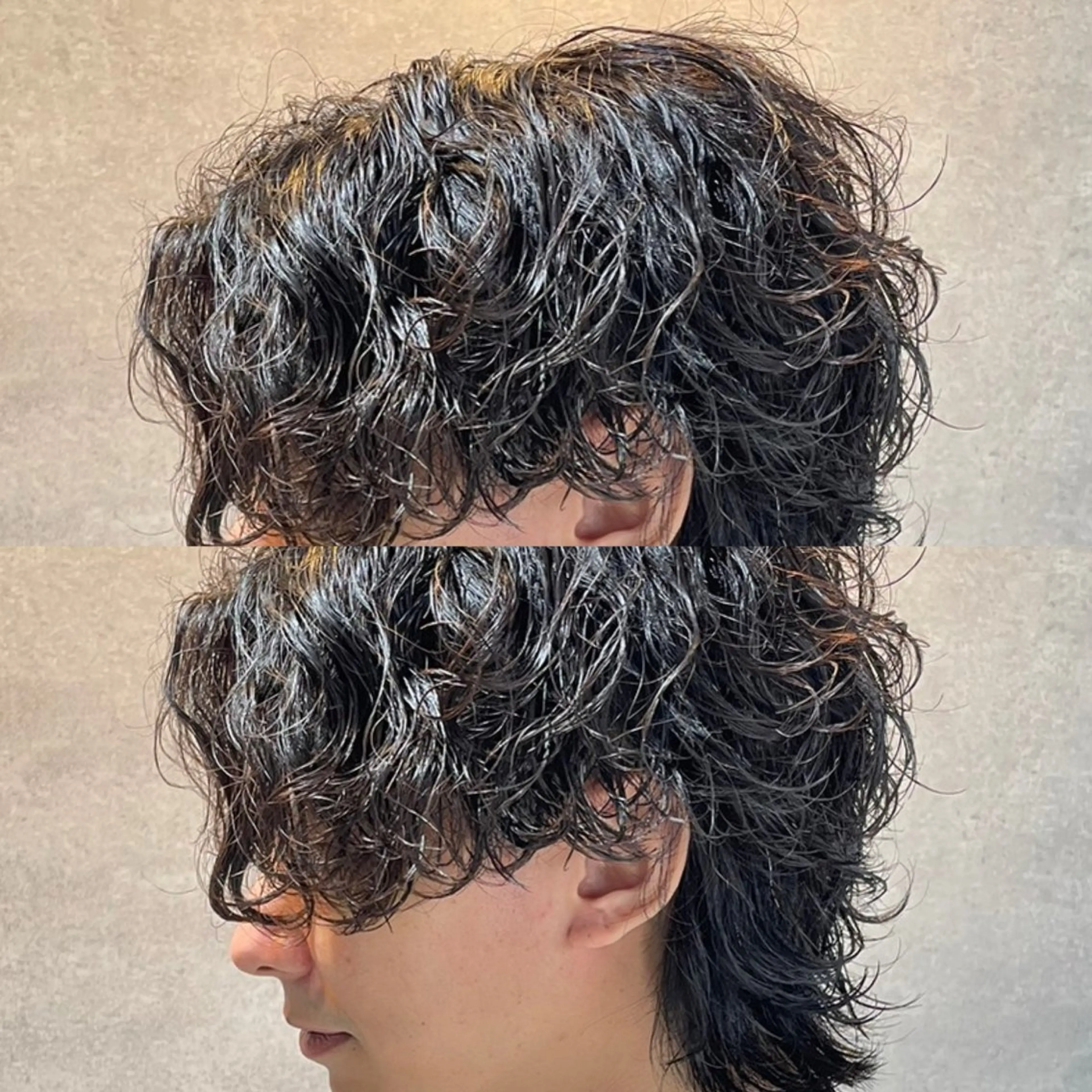 パーマ メンズ 渋谷サーフカール アメカジ美容師のヘアスタイル