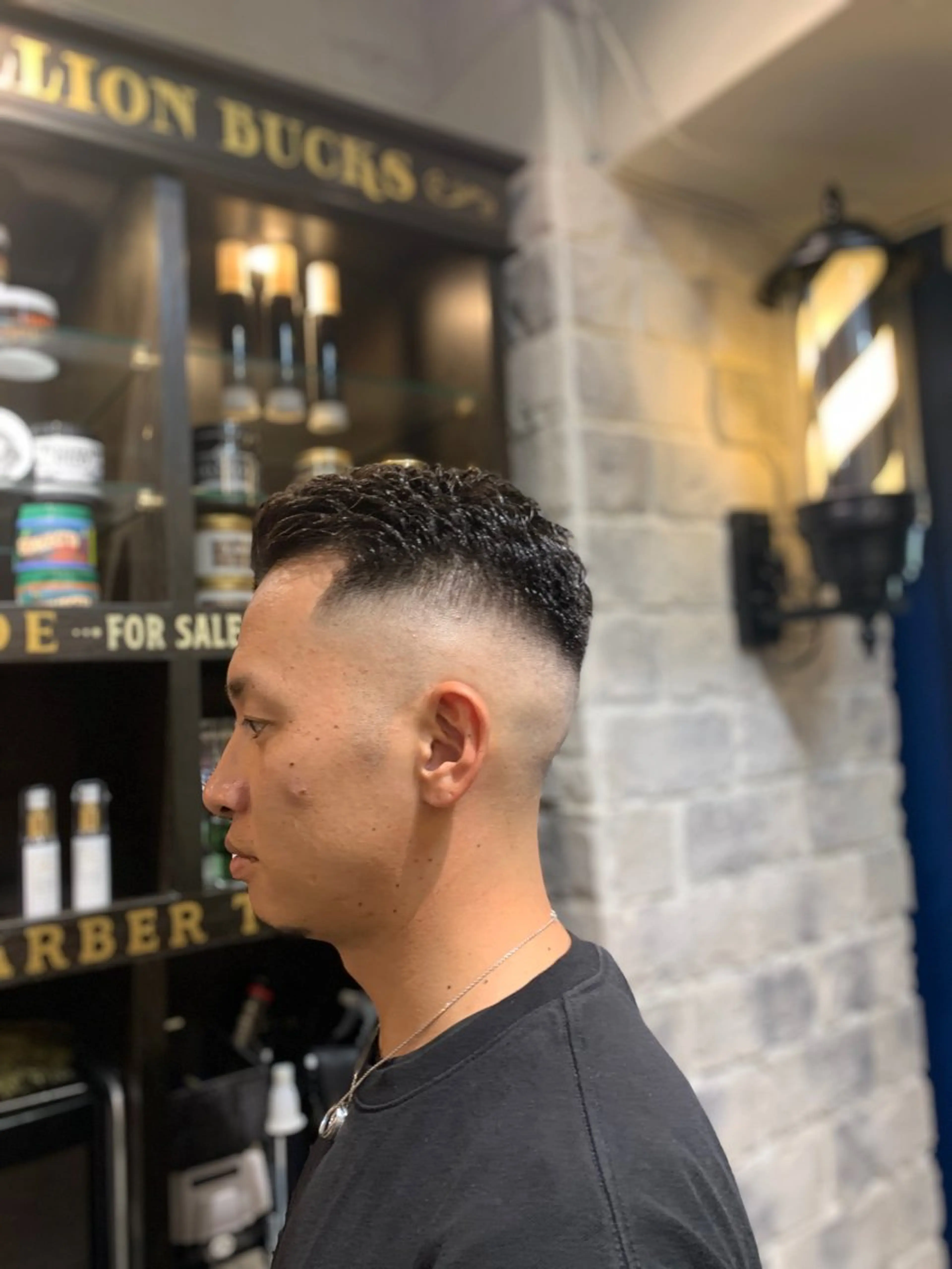 ショート million bucks barber shop 神田店所属・Mr.Ken /ショートパーマのヘアスタイル