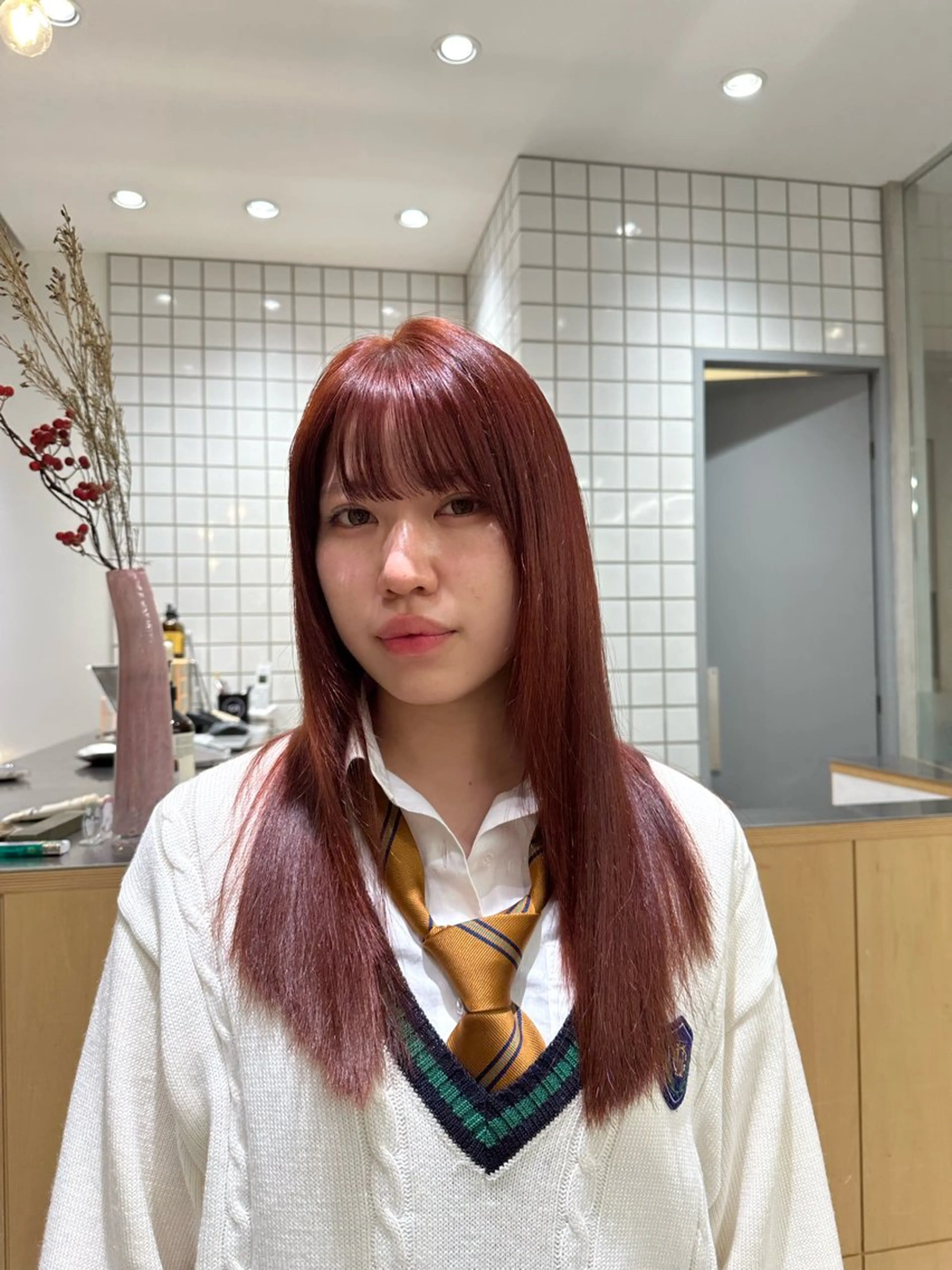 ロング ヘアカラー 🍇透明感カラー/ カットひかる🍒のヘアスタイル