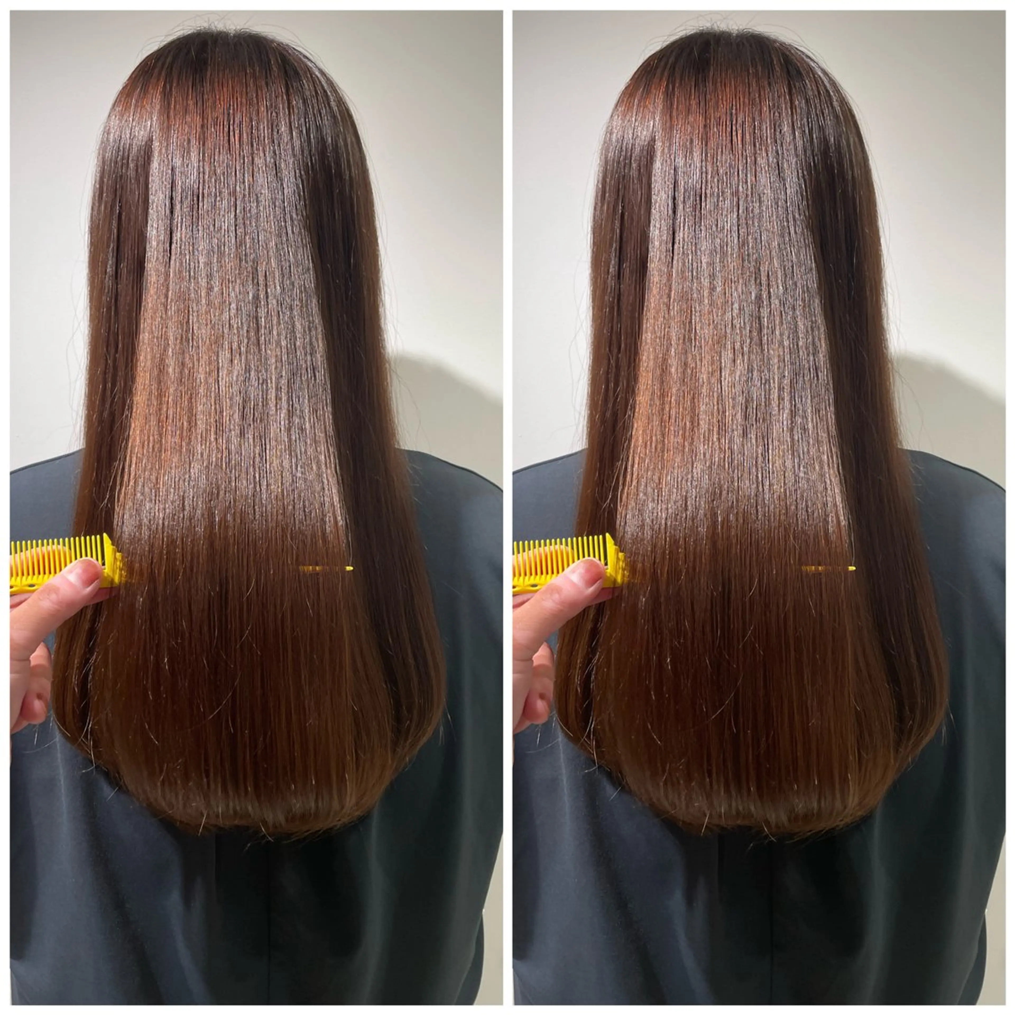 ロング ボブ ハイライト 髪質改善 似合わせカット 縮毛矯正 rosee【ロゼ】所属・🌟髪質改善 平本雄大🌟のヘアスタイル