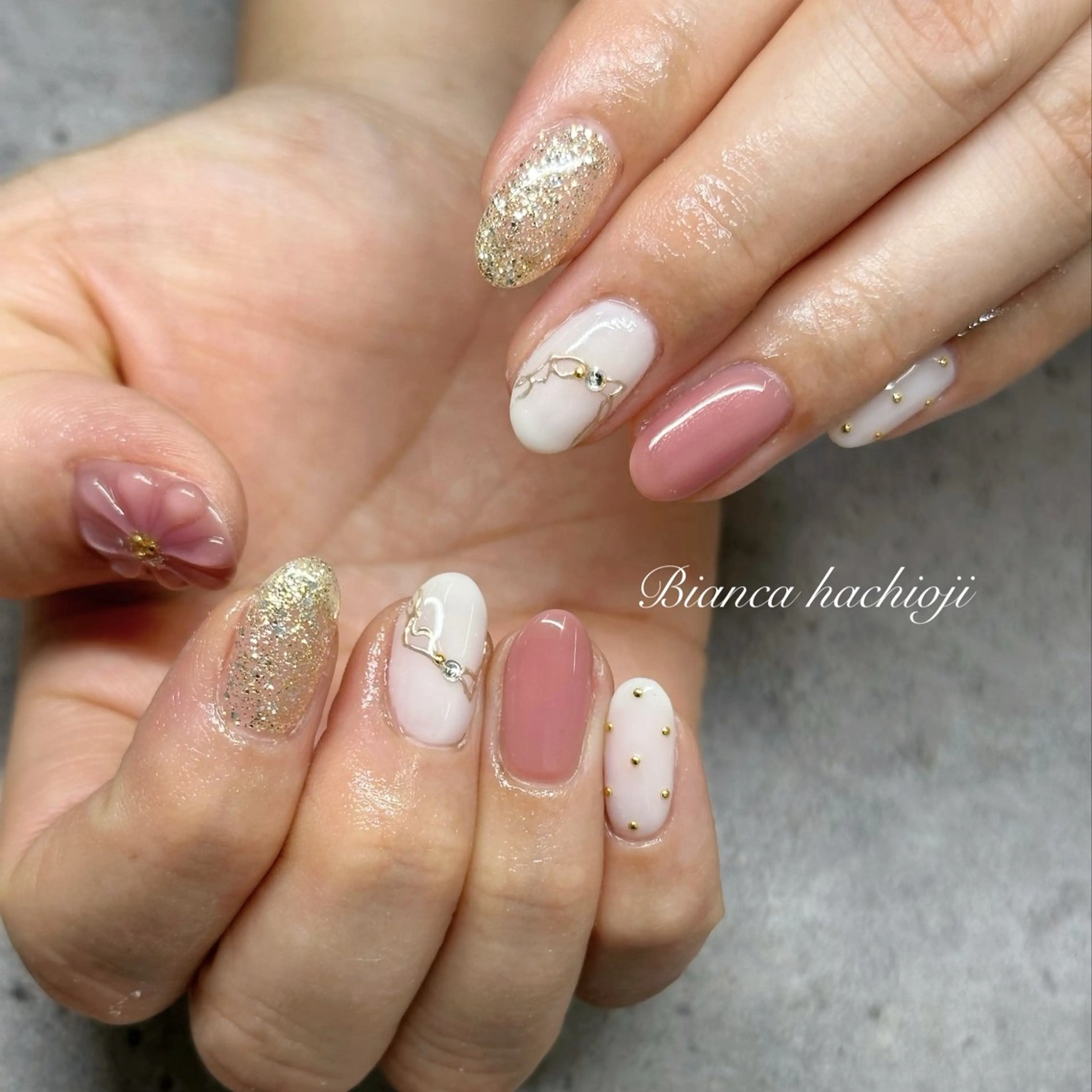 ネイル ハンドネイル Bianca🦋 AIRAのネイルデザイン
