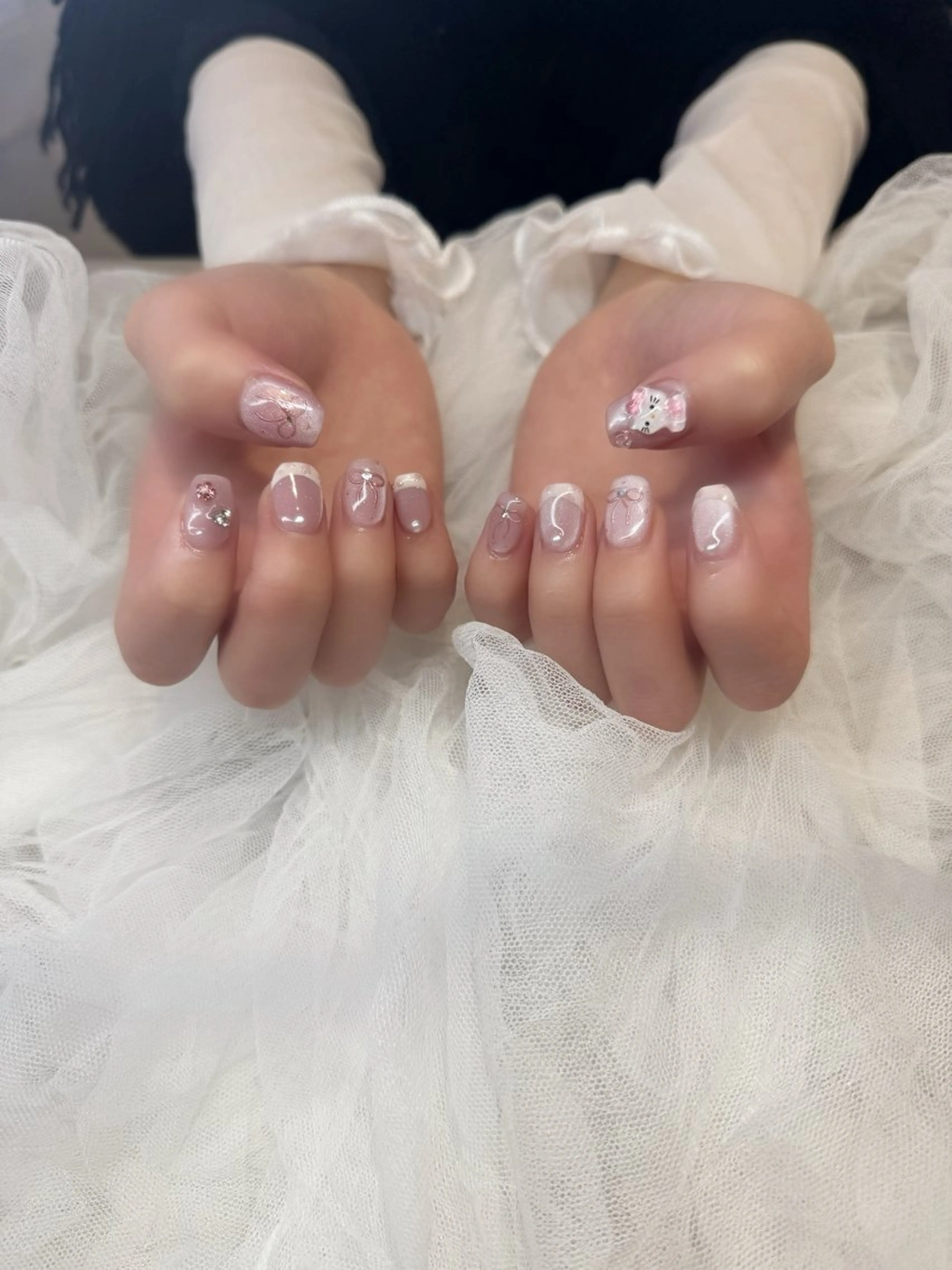 ネイル ハンドネイル 新井 ひなののネイルデザイン