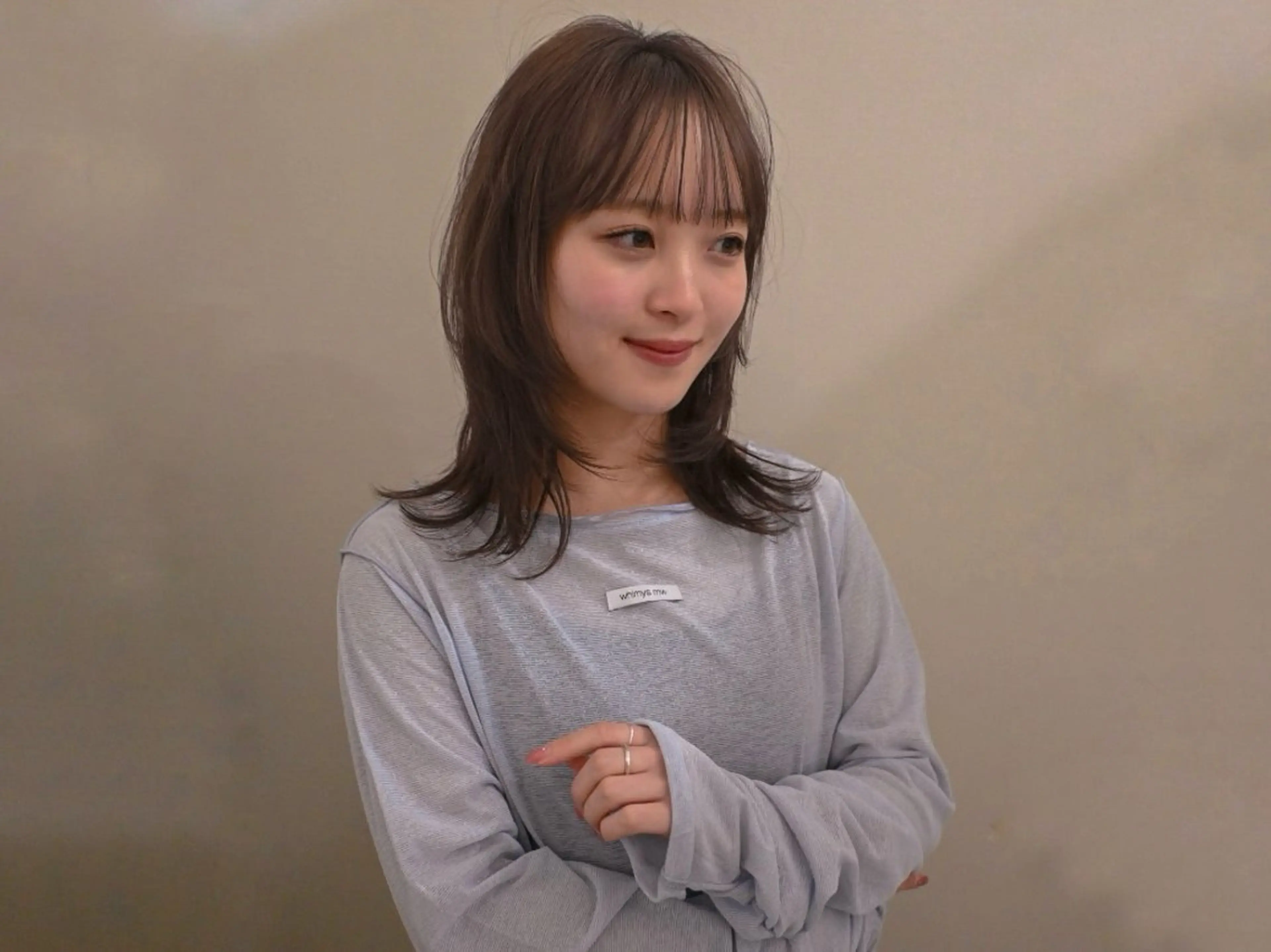 ミディアム カラー aya / ニュアンスカラーのヘアスタイル