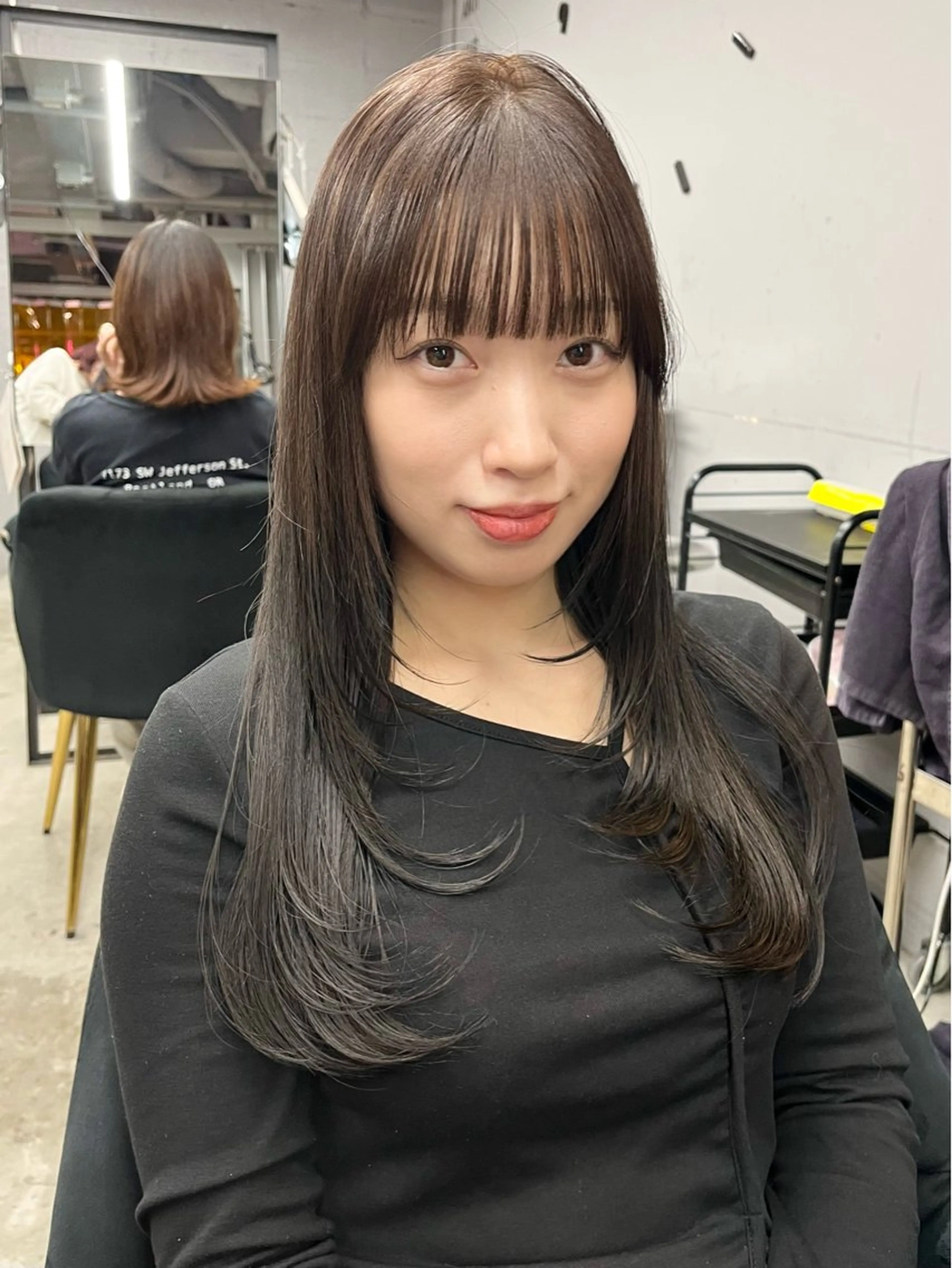 ロング レイヤーカット カット ヘアカラー トリートメント col sapporo所属・あざと可愛い💓 盛れる顔まわり/uiのヘアスタイル