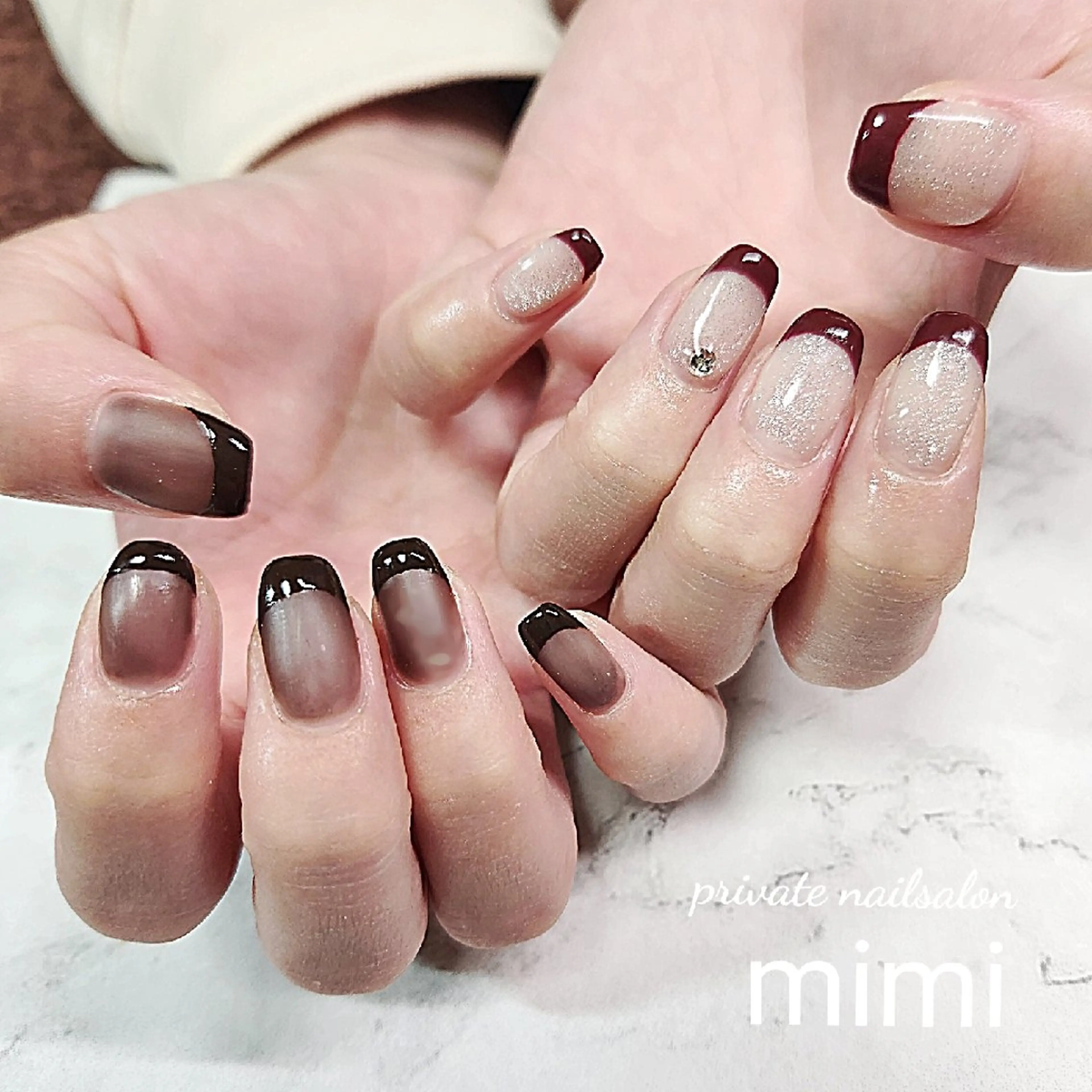 ネイル ハンドネイル 博多ネイル ｍｉｍｉのネイルデザイン