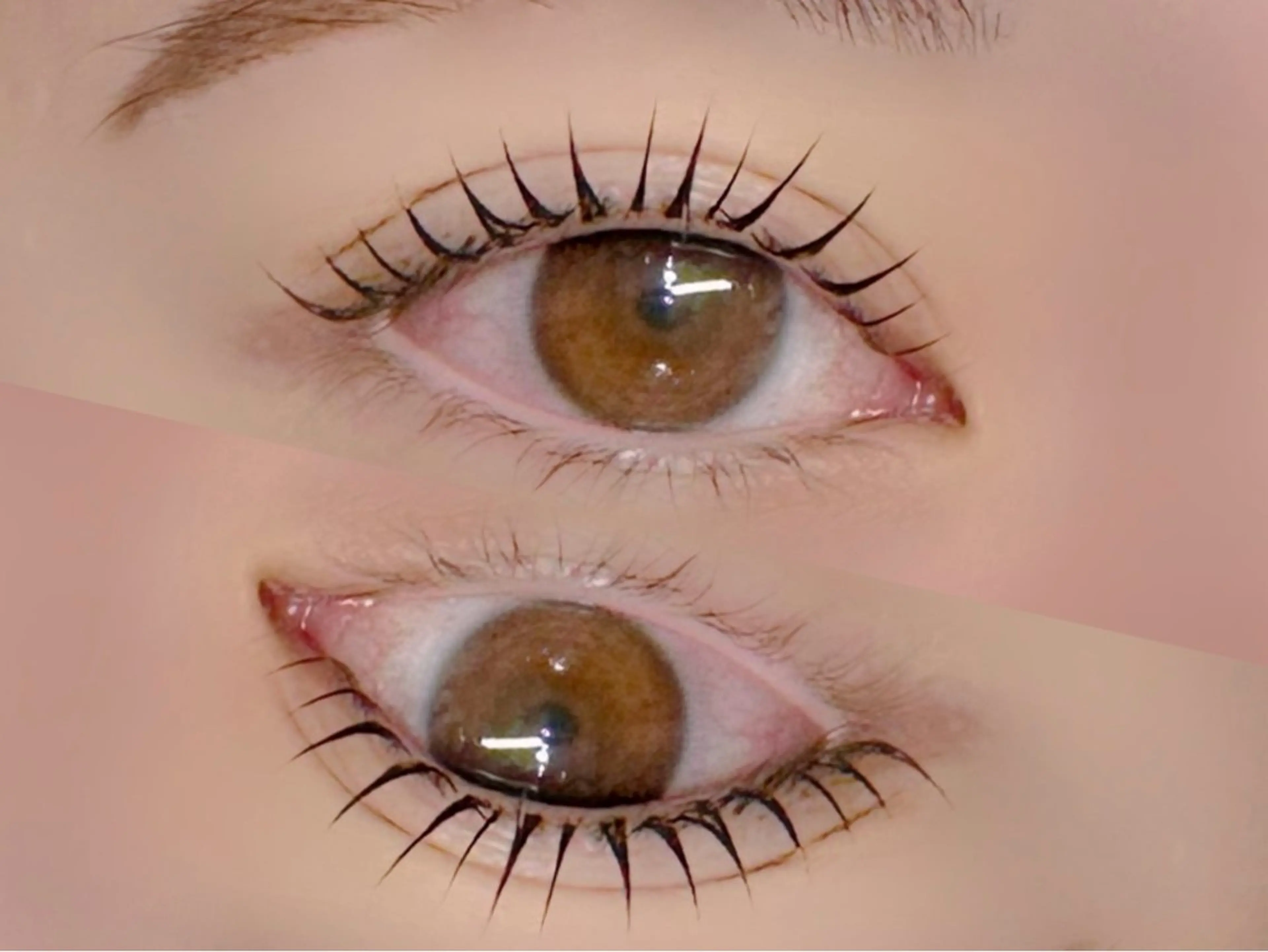 まつげパーマ+ブラックティントの写真