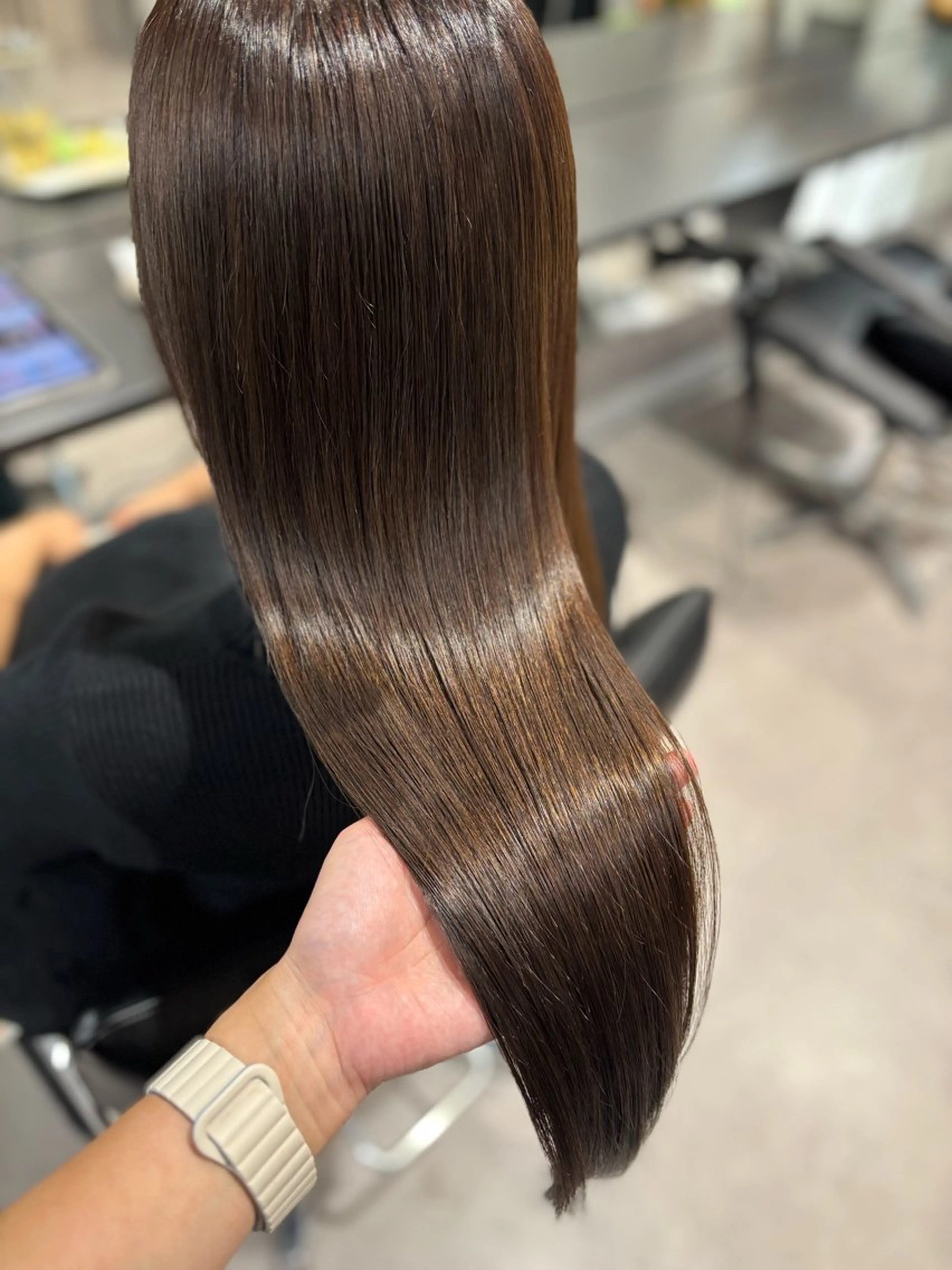 ロング 縮毛矯正 トリートメント ユカ🩵髪質改善 🩵完全マンツーマンのヘアスタイル