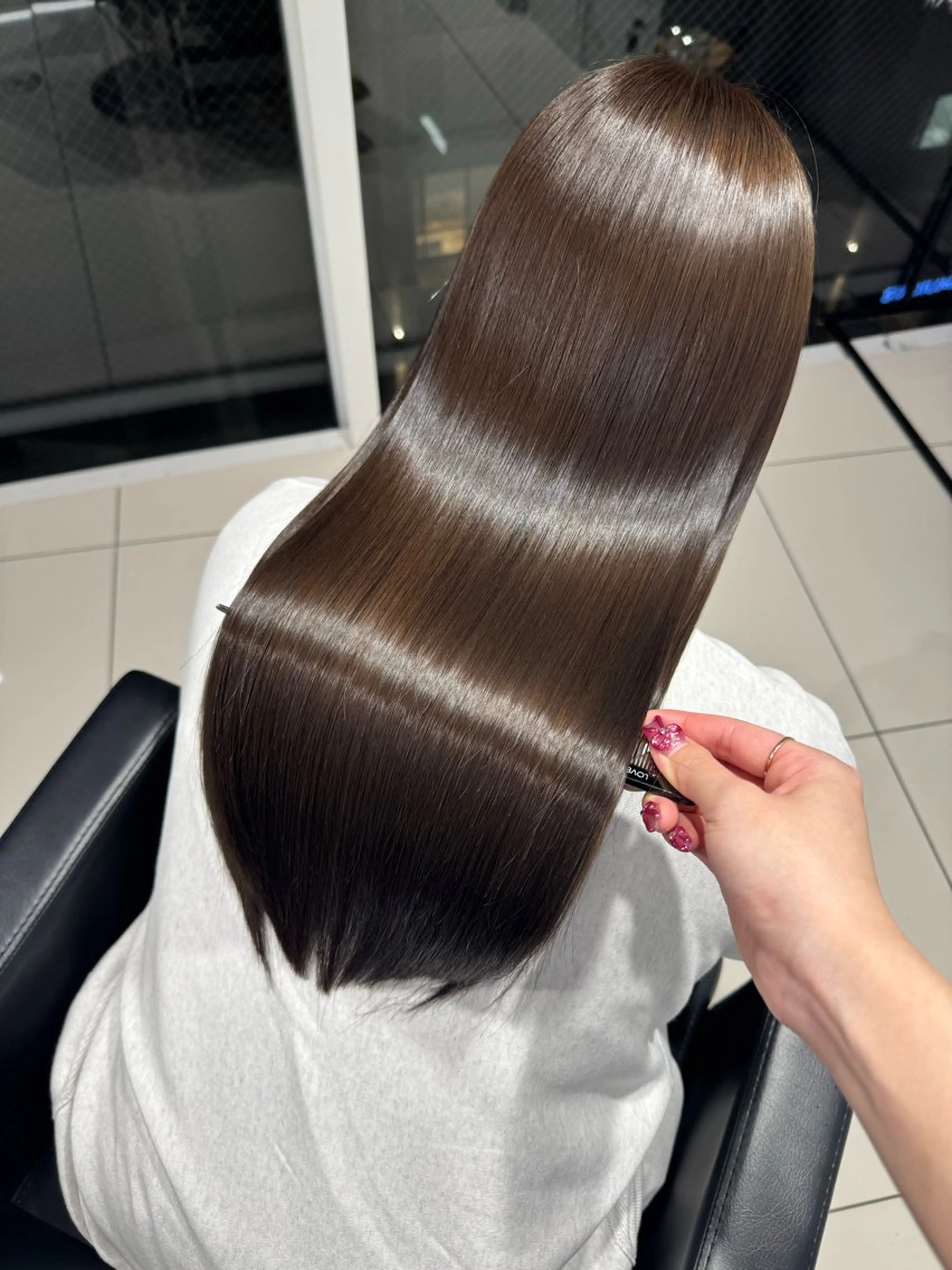 ロング ヘアカラー トリートメント AOl所属・🫧艶髪🪽 Karinのヘアスタイル