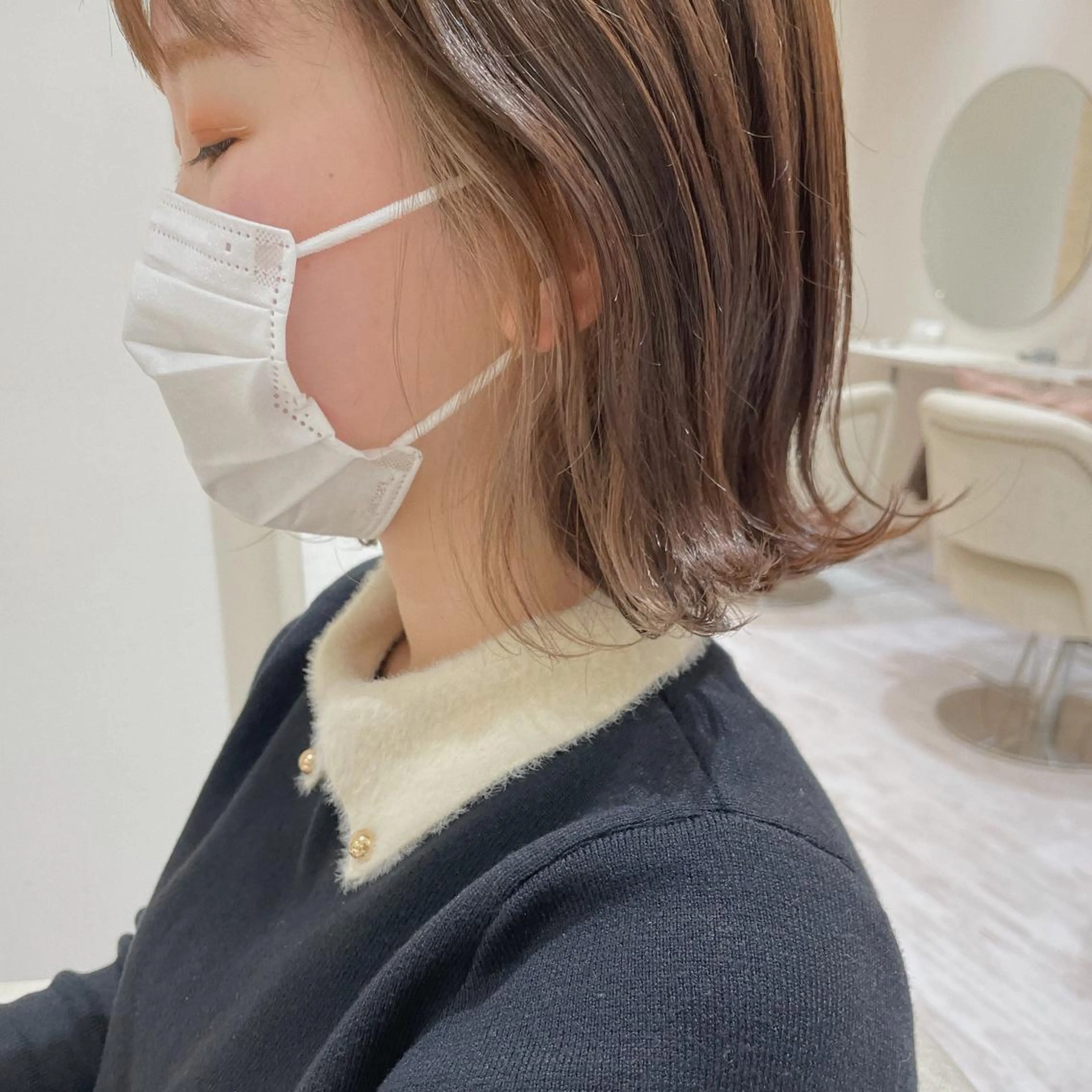 ショート カラー Chiho / 梅田 / ボブ/ パーマのヘアスタイル