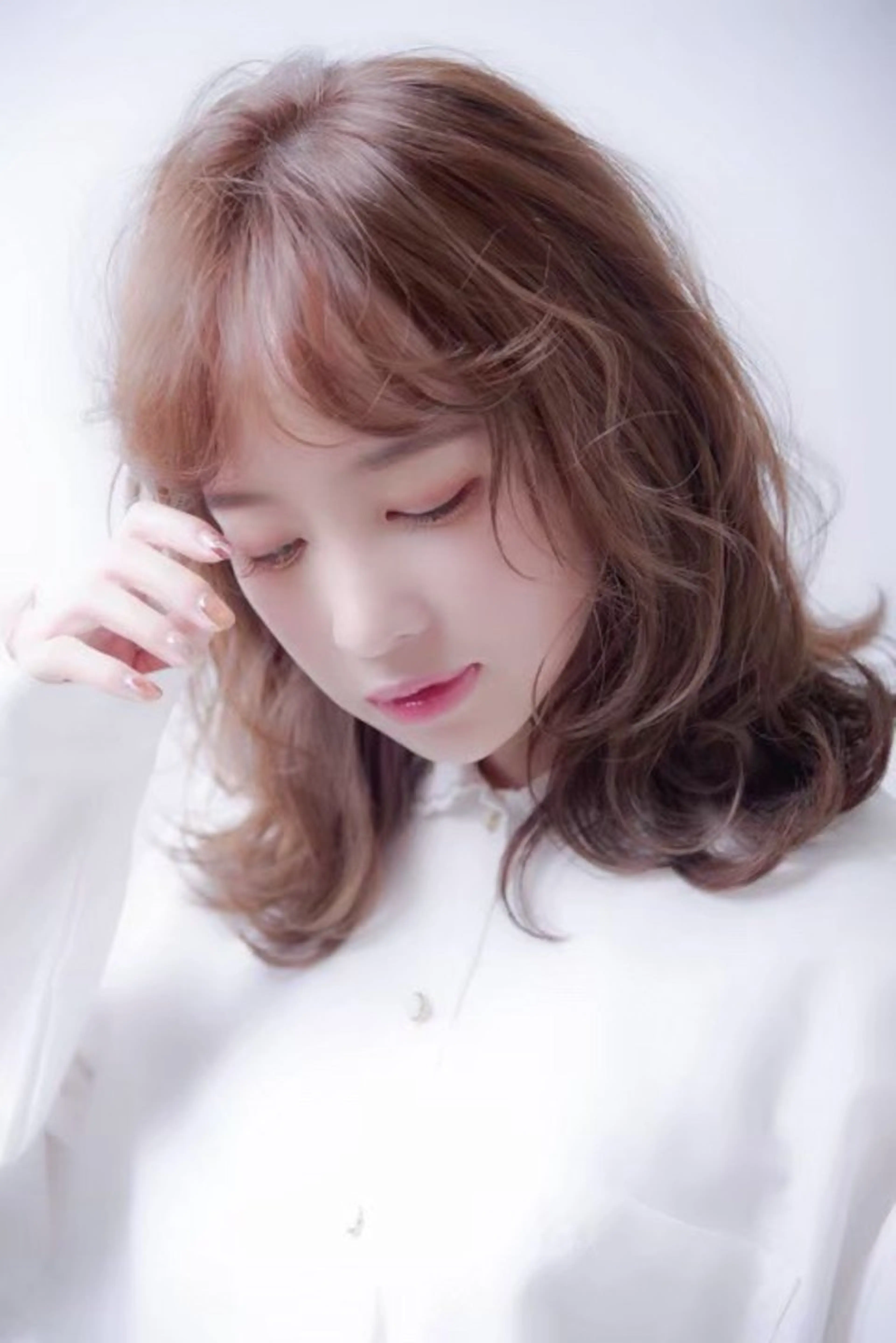 ミディアム カラー 藤田 義剛のヘアスタイル