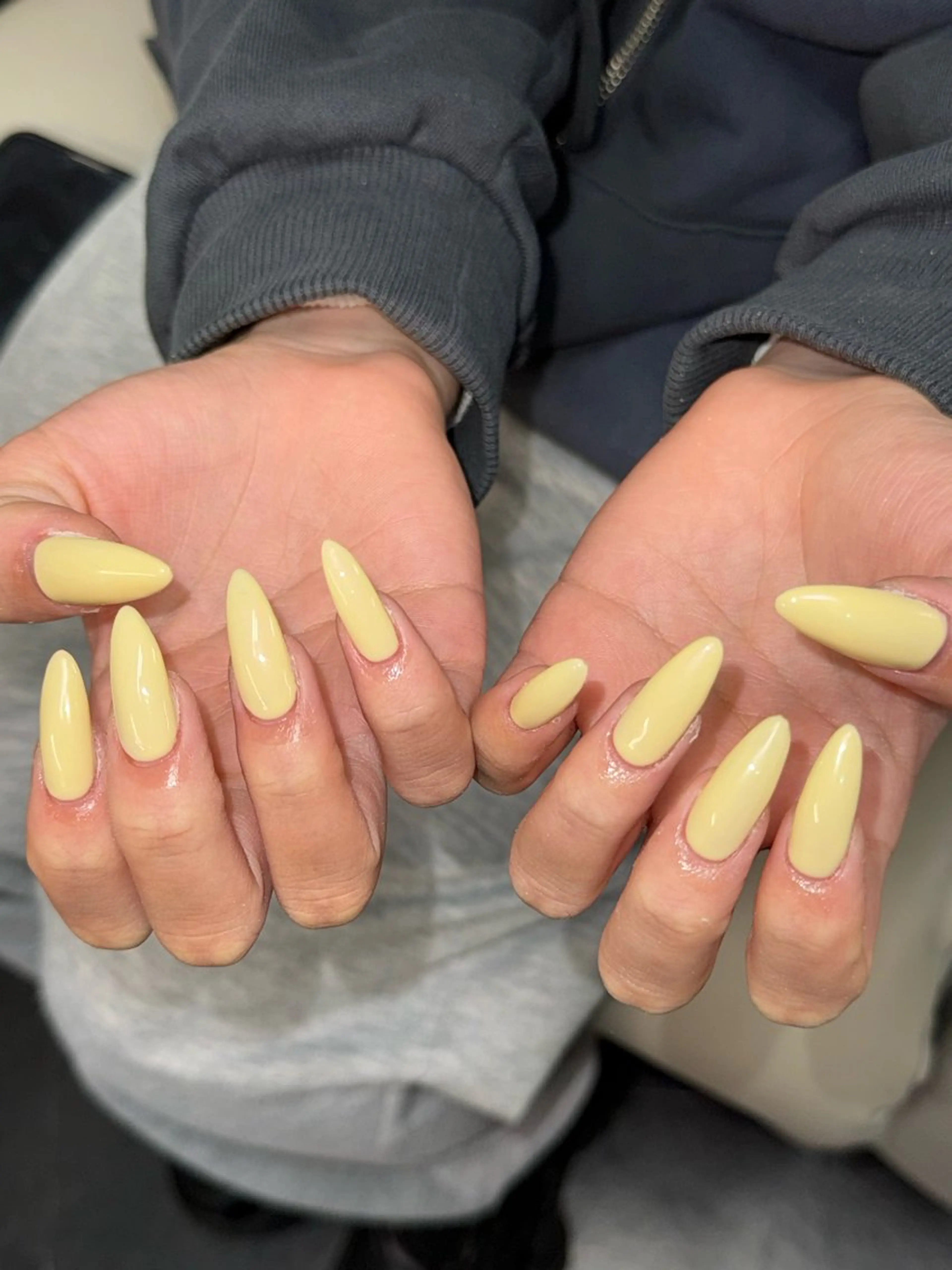 カラー ハンドネイル hazuki ☽ 3月予約受付中✨のネイルデザイン