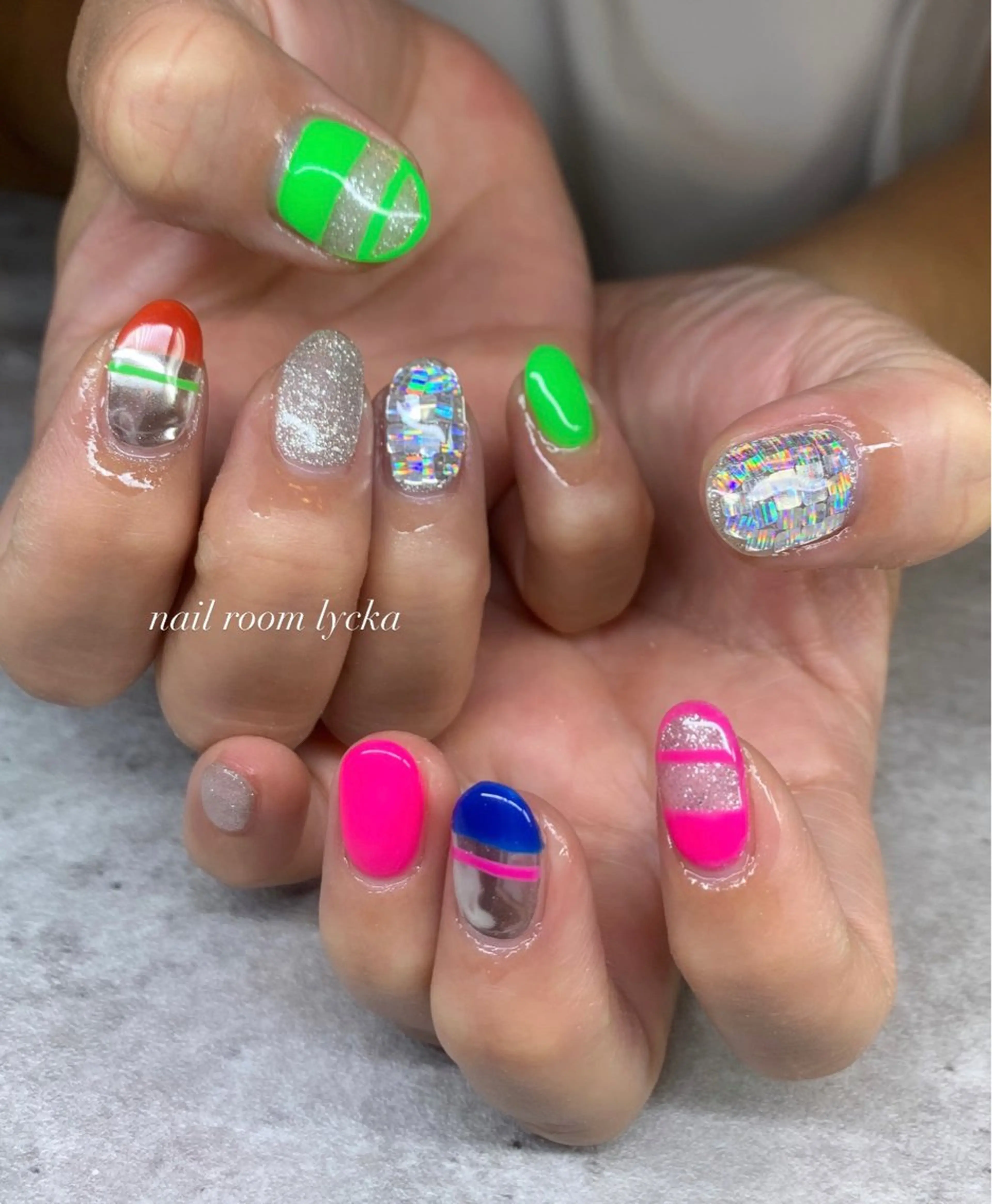 ネイル ﾈｲﾙﾙｰﾑﾘｯｶ 𝐦𝐚𝐲𝐮のネイルデザイン