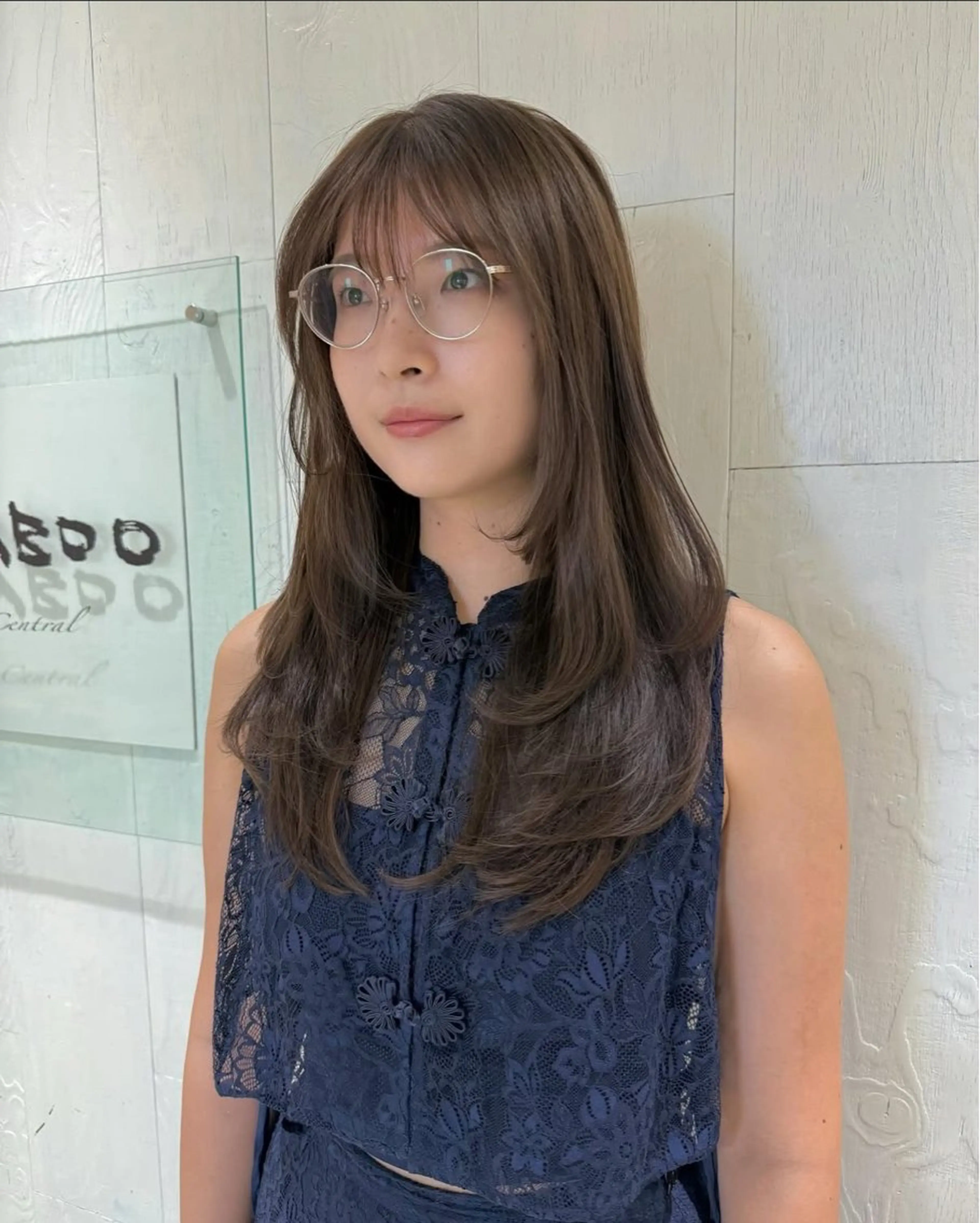 ロング カラー ブリーチ ダブルカラー ブリーチなしカラー カット ヘアカラー トリートメント 河合秀明/ショート /ボブ/レイヤーのヘアスタイル