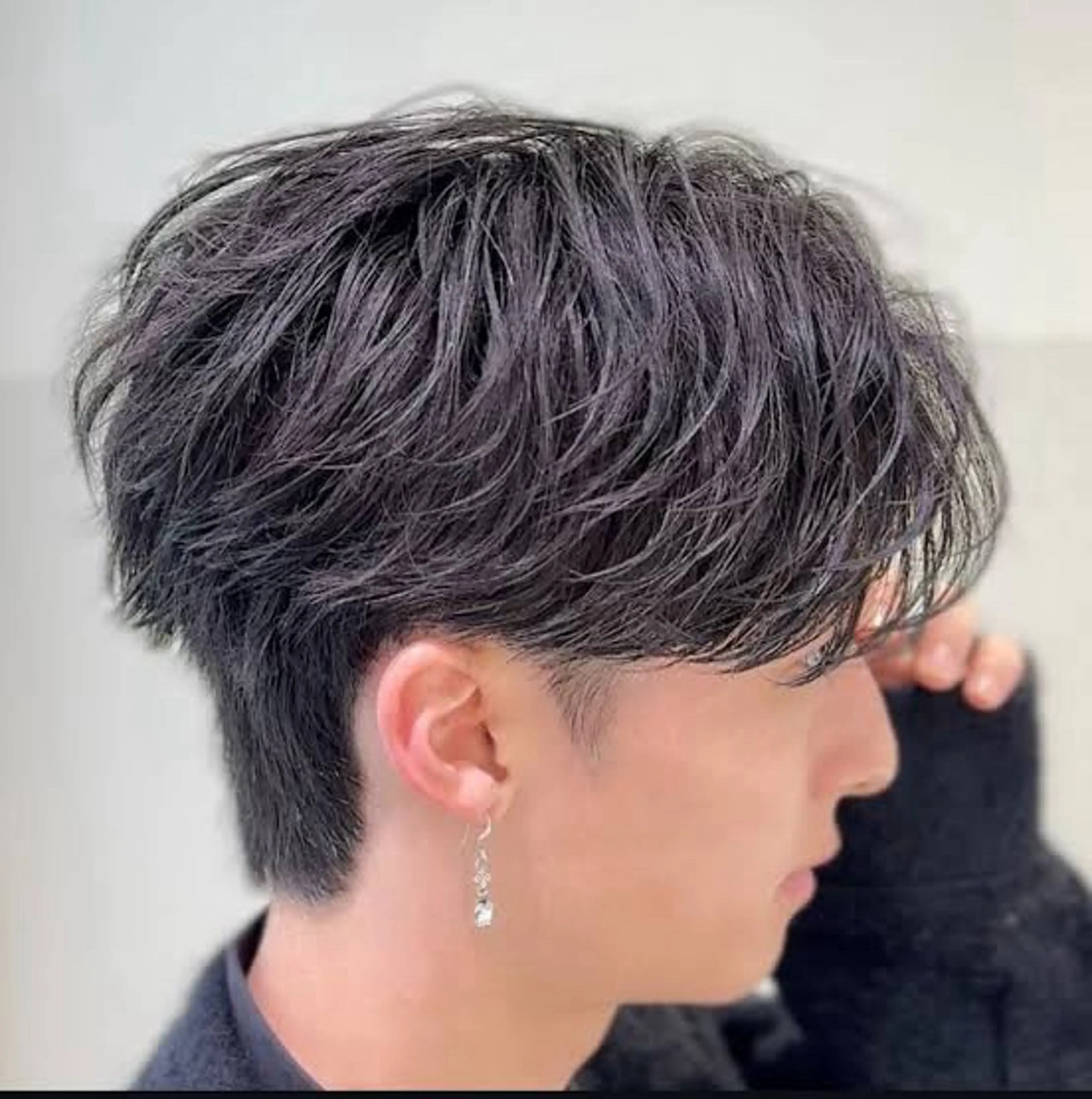 ミディアム ミディアムパーマ MENS FEEL所属・メンズパーマが上手い 💇RYO❤️‍🔥のヘアスタイル