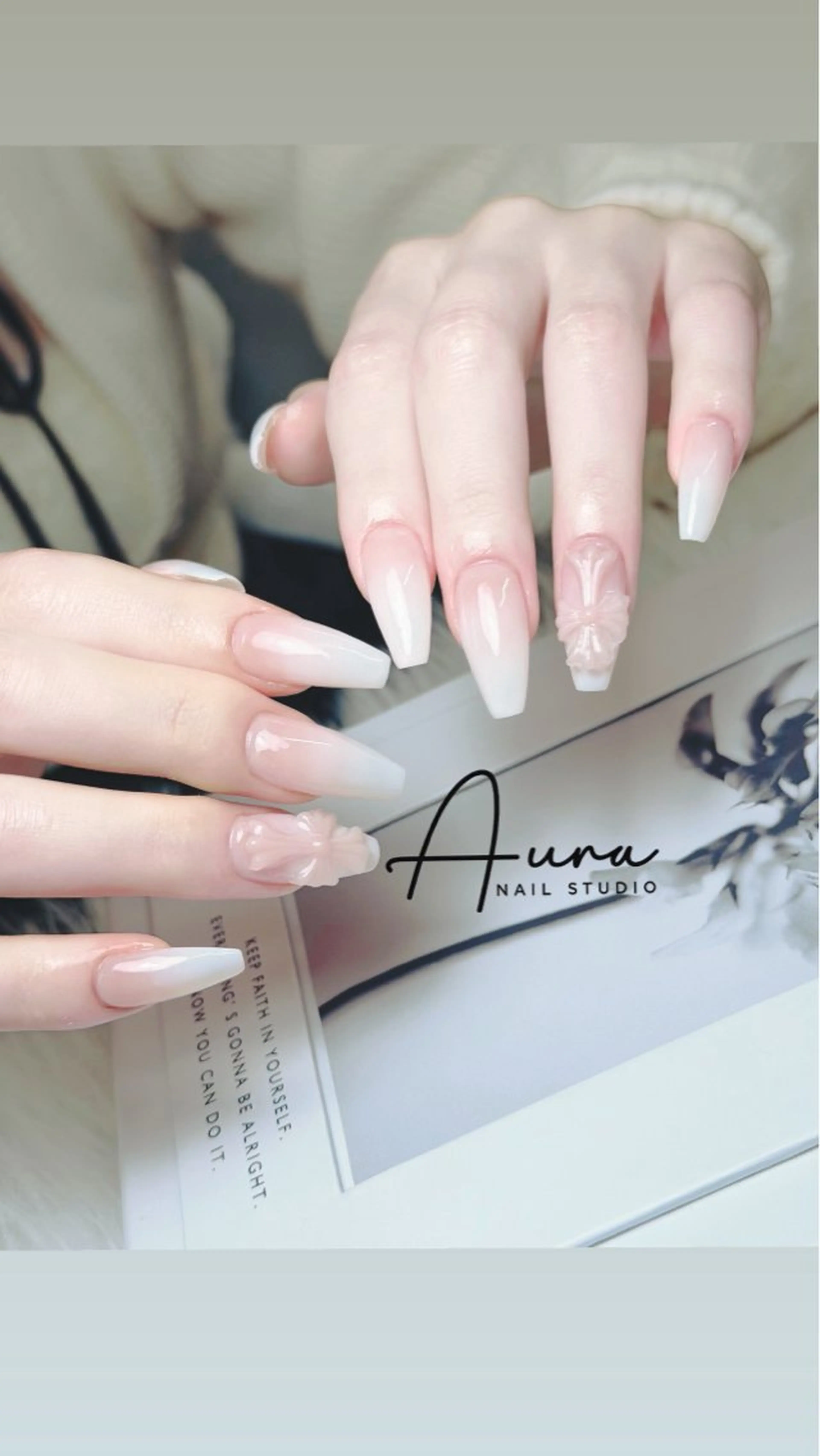 ネイル ハンドネイル Aura Nail HanNaのネイルデザイン
