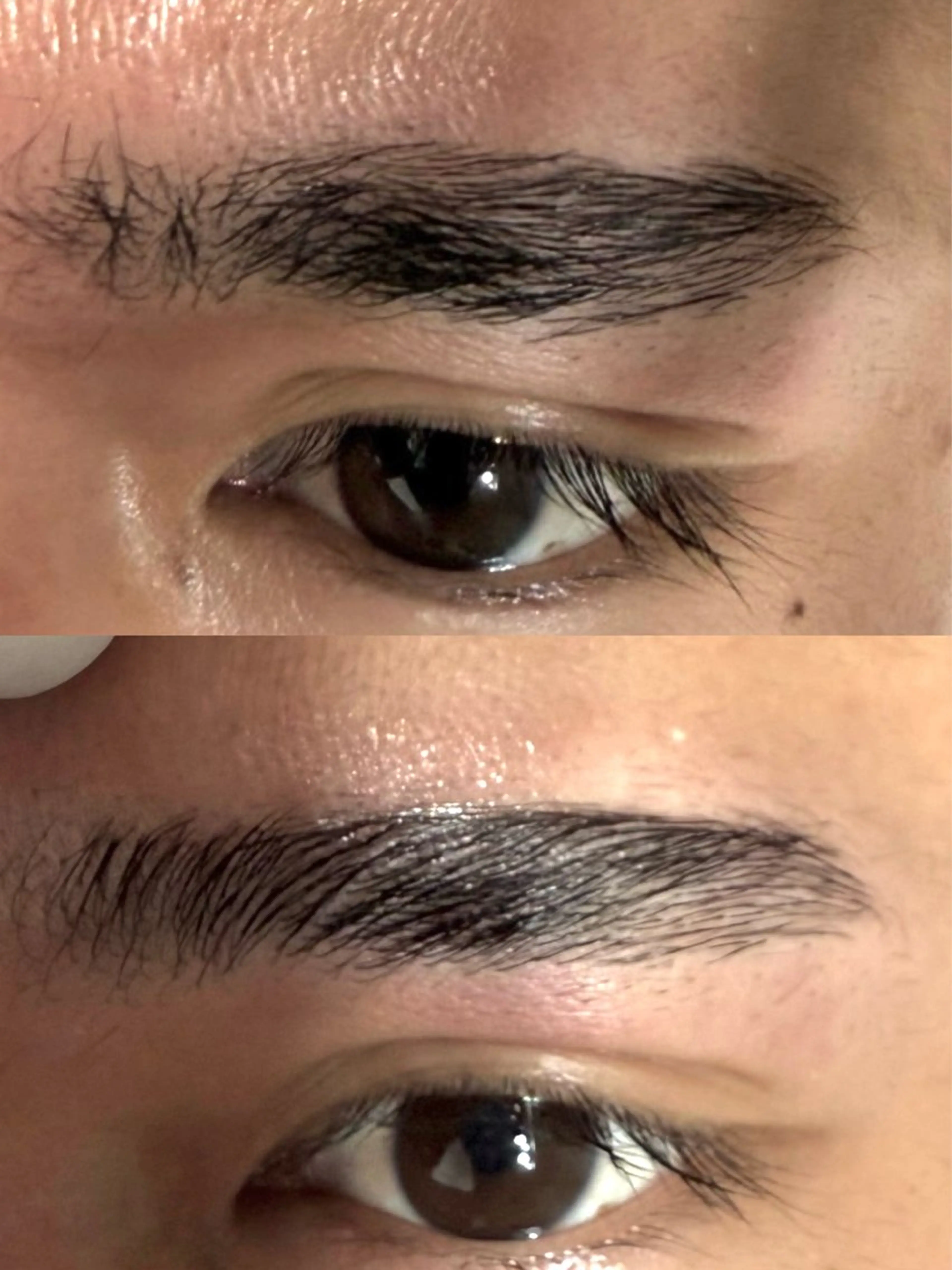 眉ワックス脱毛の写真