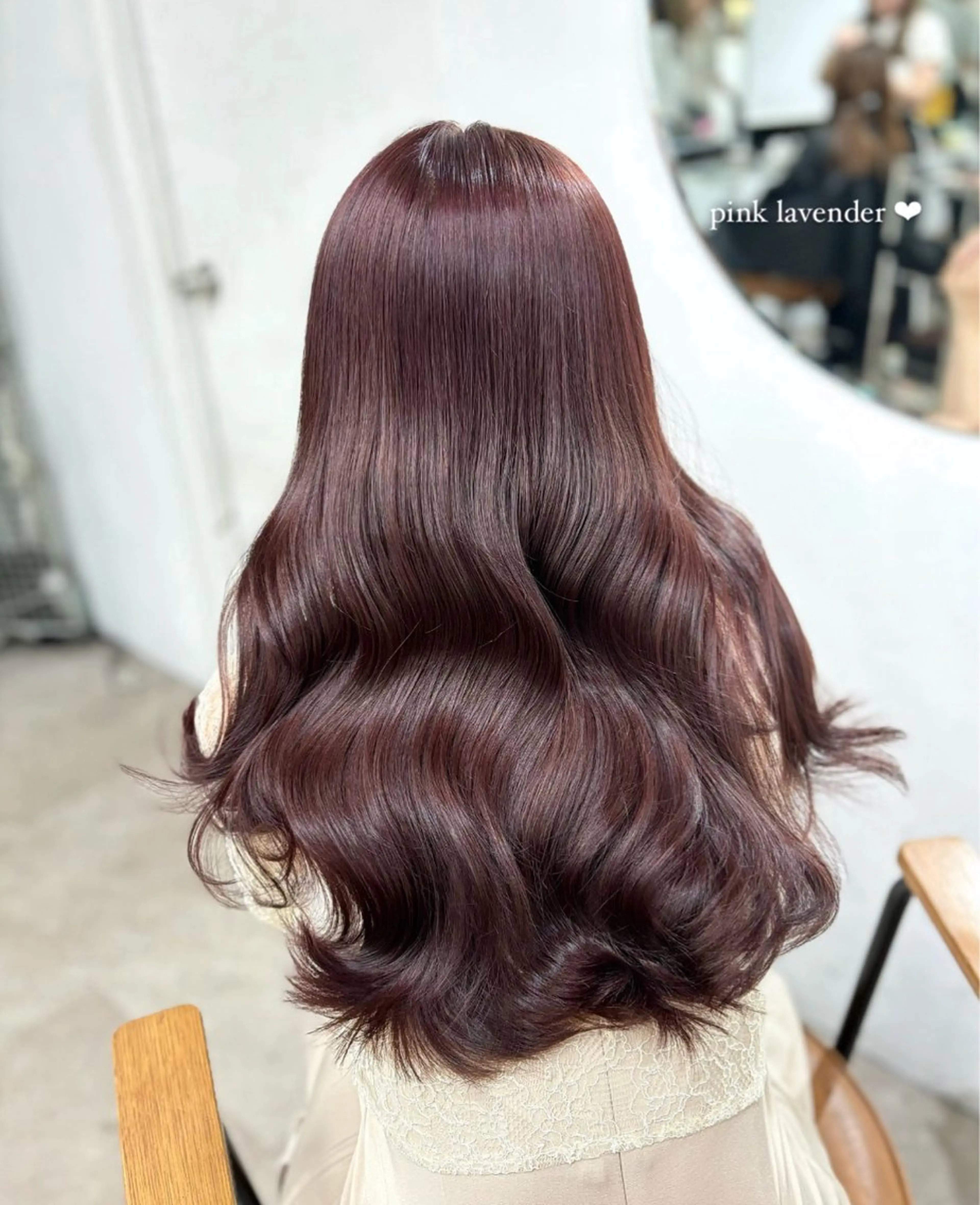 ロング カラー ラベンダーカラー ピンクカラー ピンクラベンダー ♡SHURI カットモデル募集♡のヘアスタイル