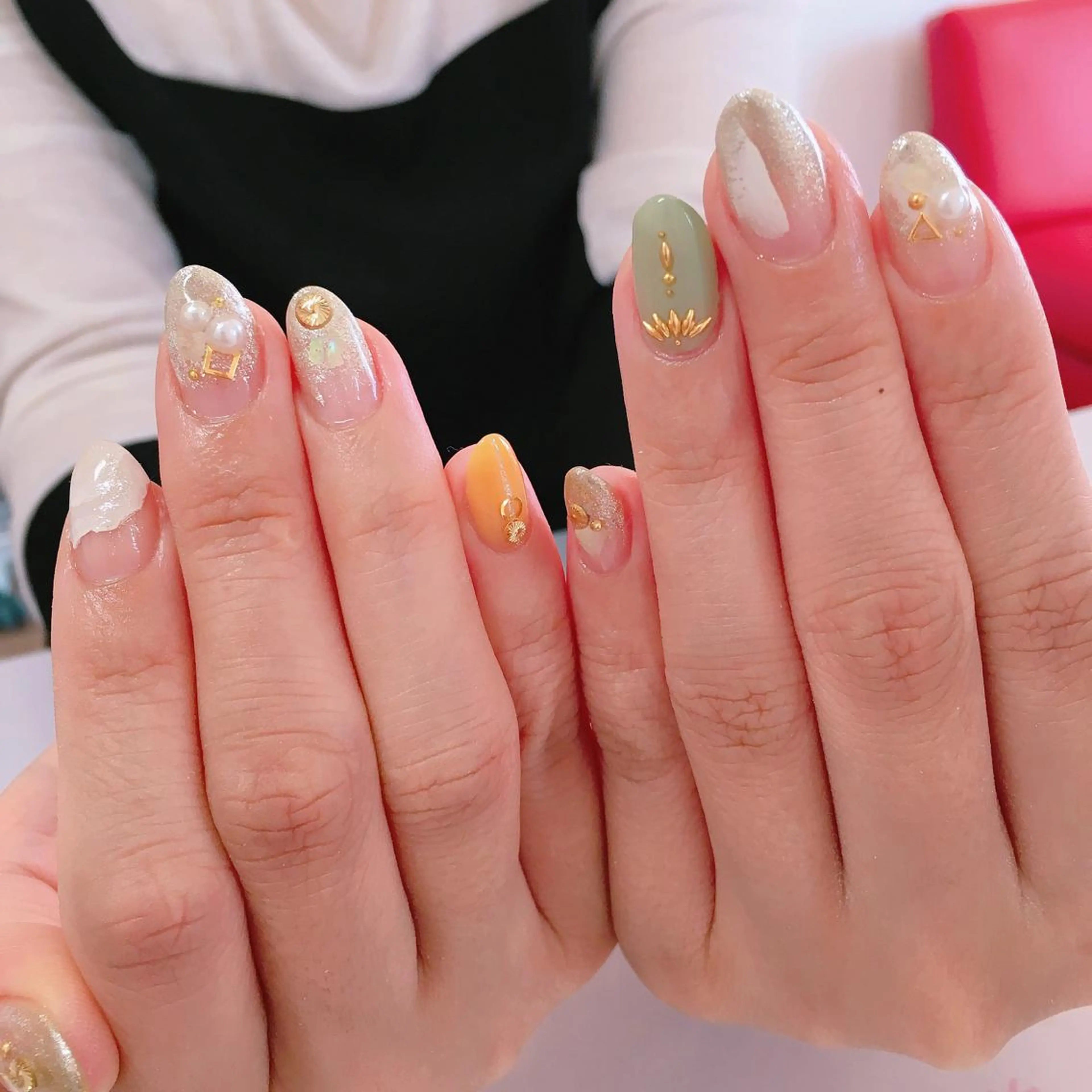 ネイル La neige* yuki 🥯🍑のネイルデザイン