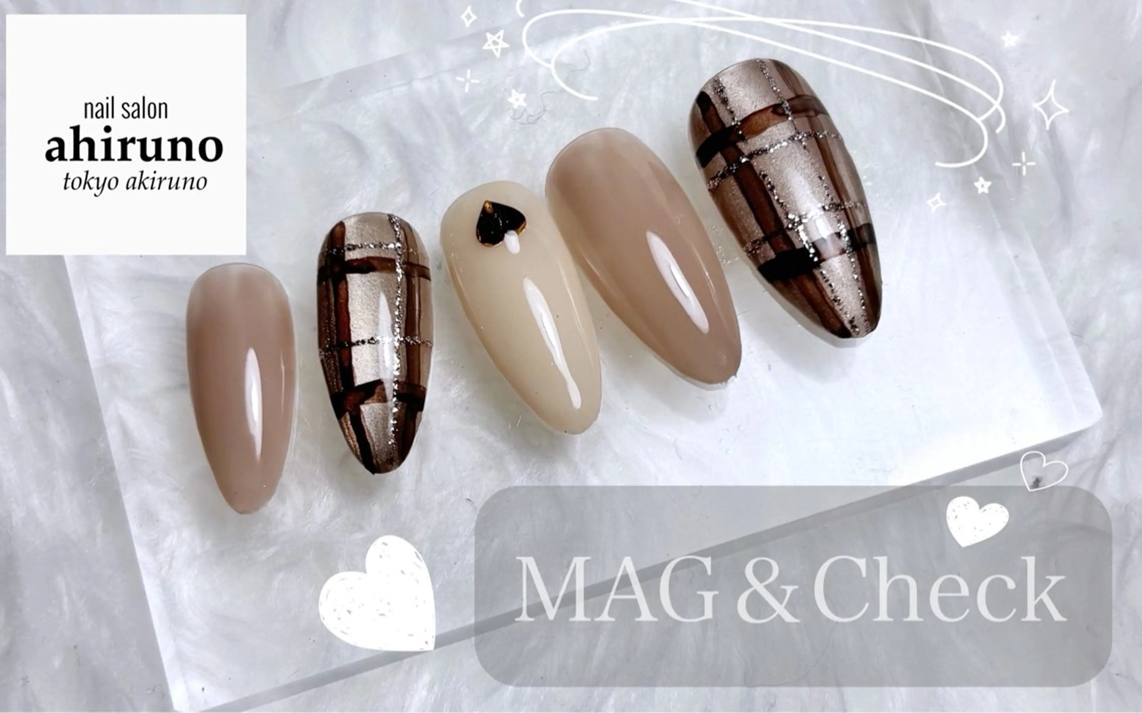 ネイル マグネットネイル ハンドネイル ａｈｉｒｕｎｏ ✿ ｙｕiのネイルデザイン