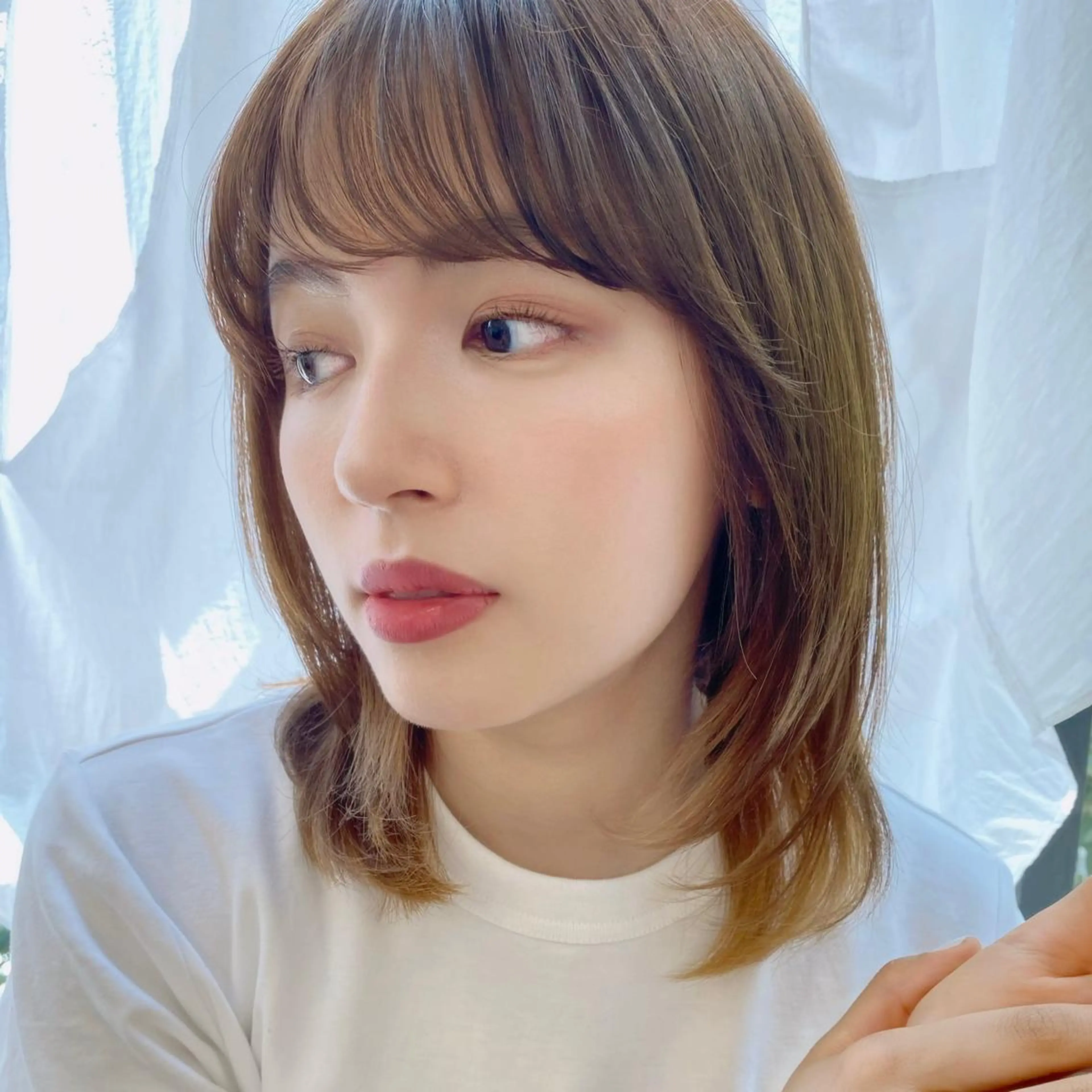 ミディアム カラー 🪭risa 暖色/レイヤー🪭のヘアスタイル