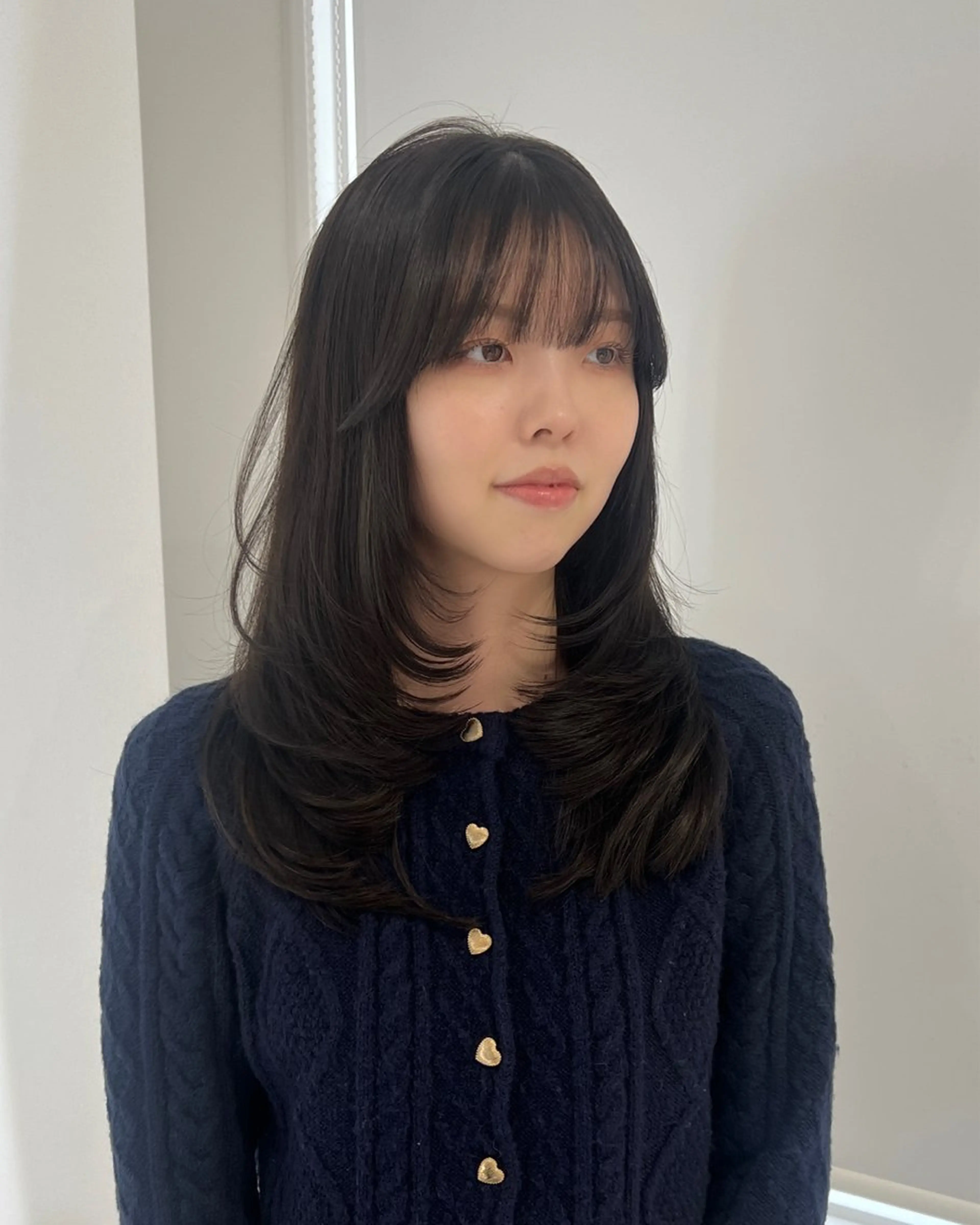 セミロング 💖韓国風💖 レイヤー/LISAのヘアスタイル