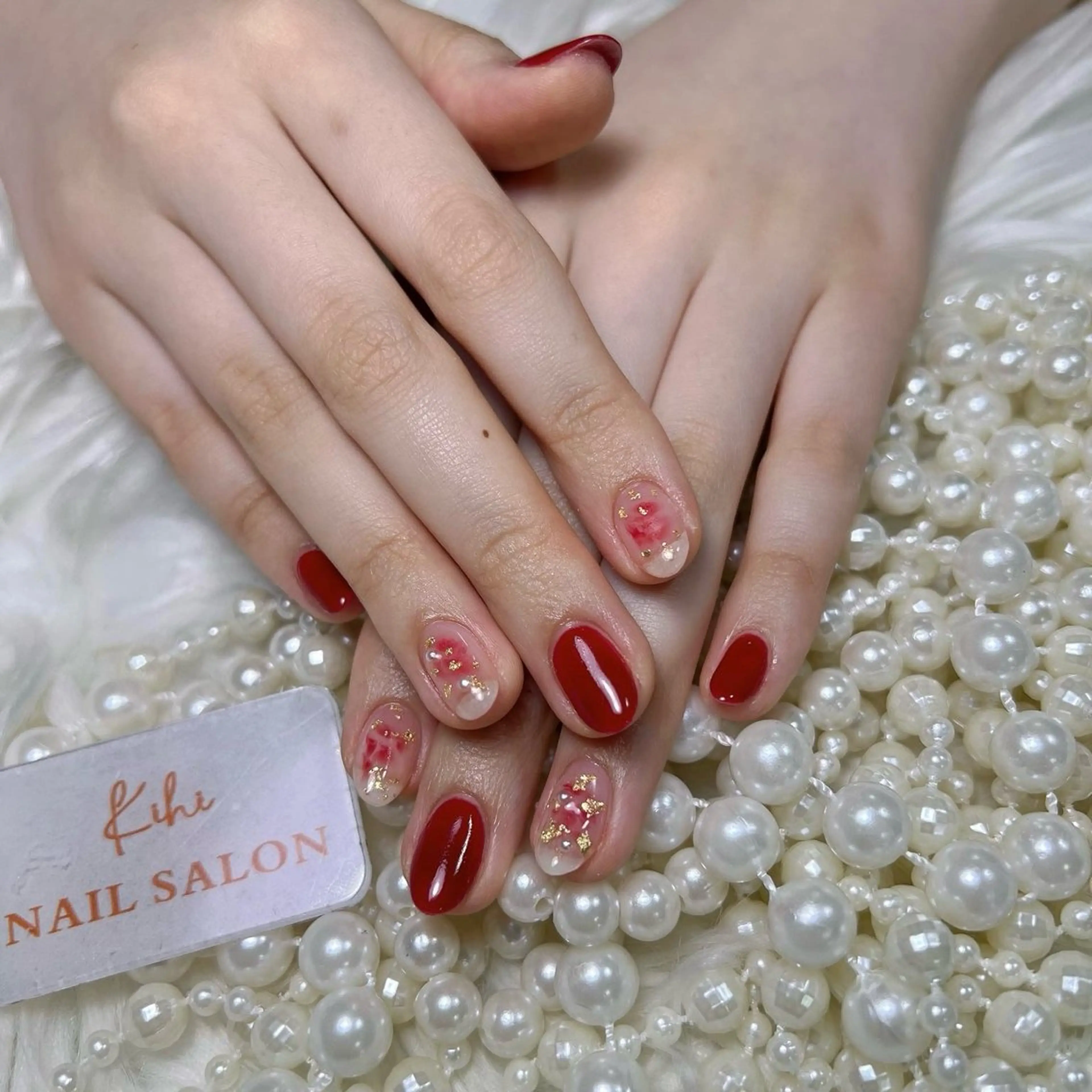 ネイル アートネイル フレンチネイル ジェルネイル グラデーション 韓国ネイル ハンドネイル 💕鈴木ユリ パラジェル/オフ無料のネイルデザイン