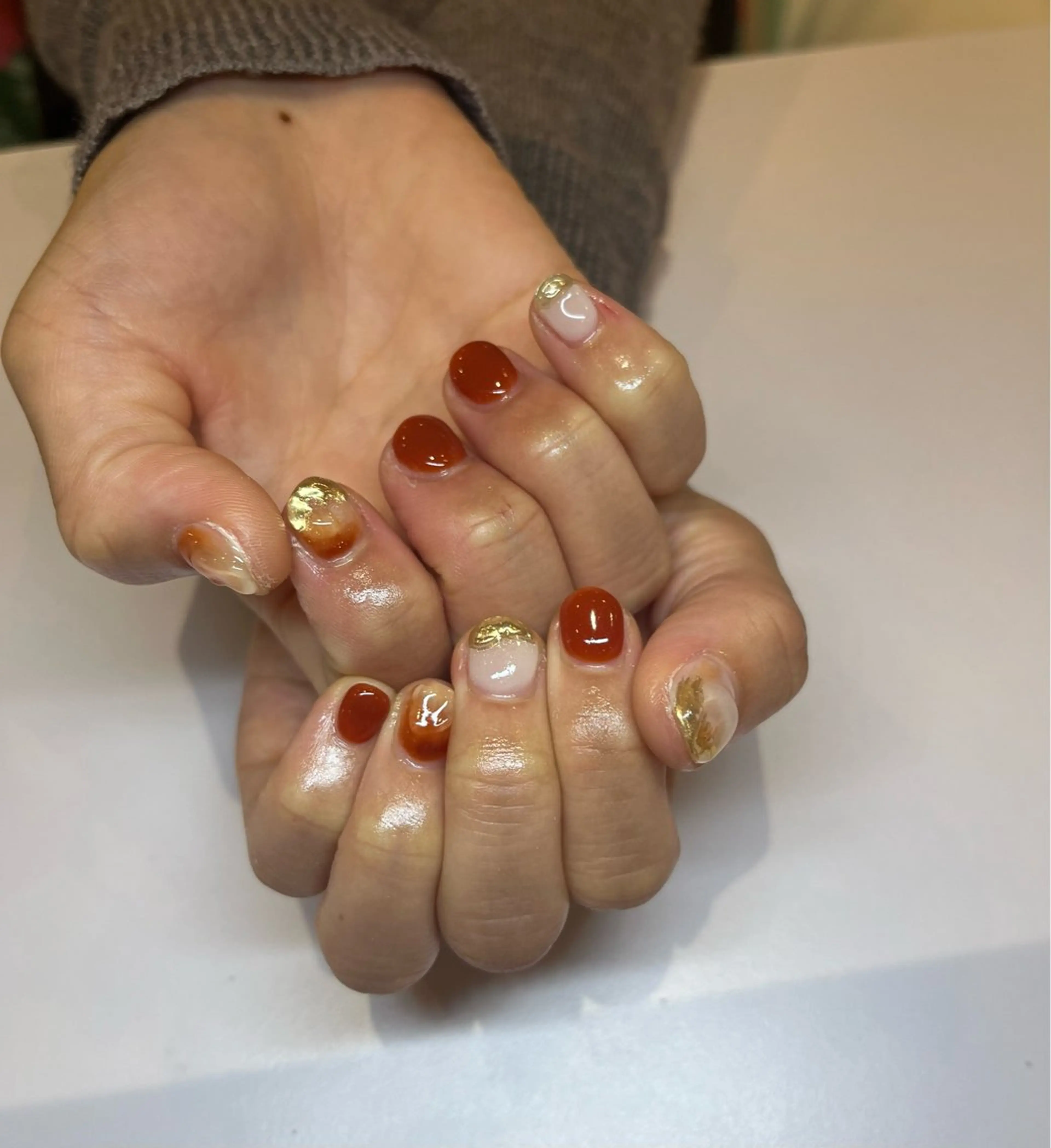 ネイル 四之宮 百花のネイルデザイン