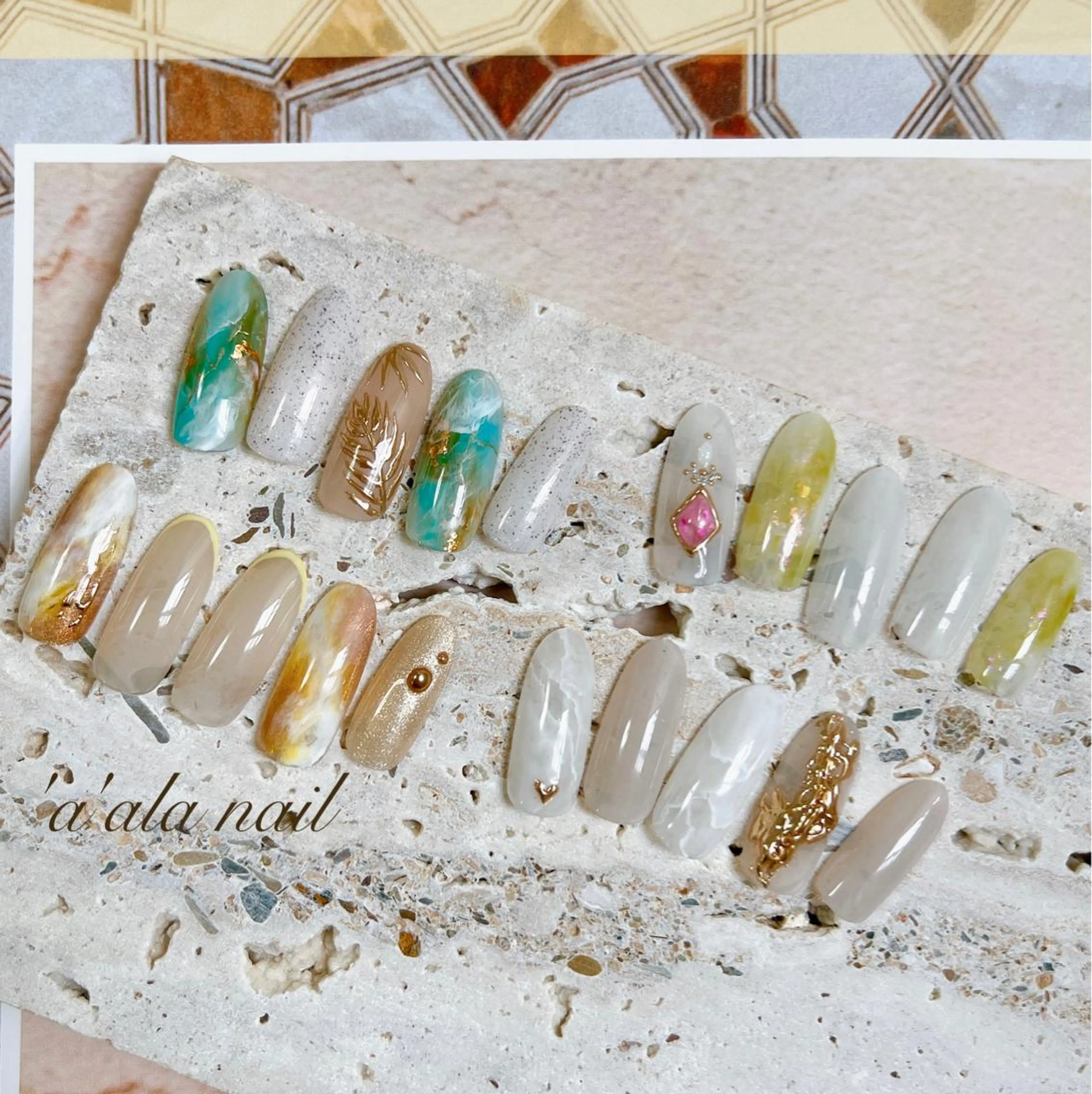 ネイル 'a'ala nailのネイルデザイン