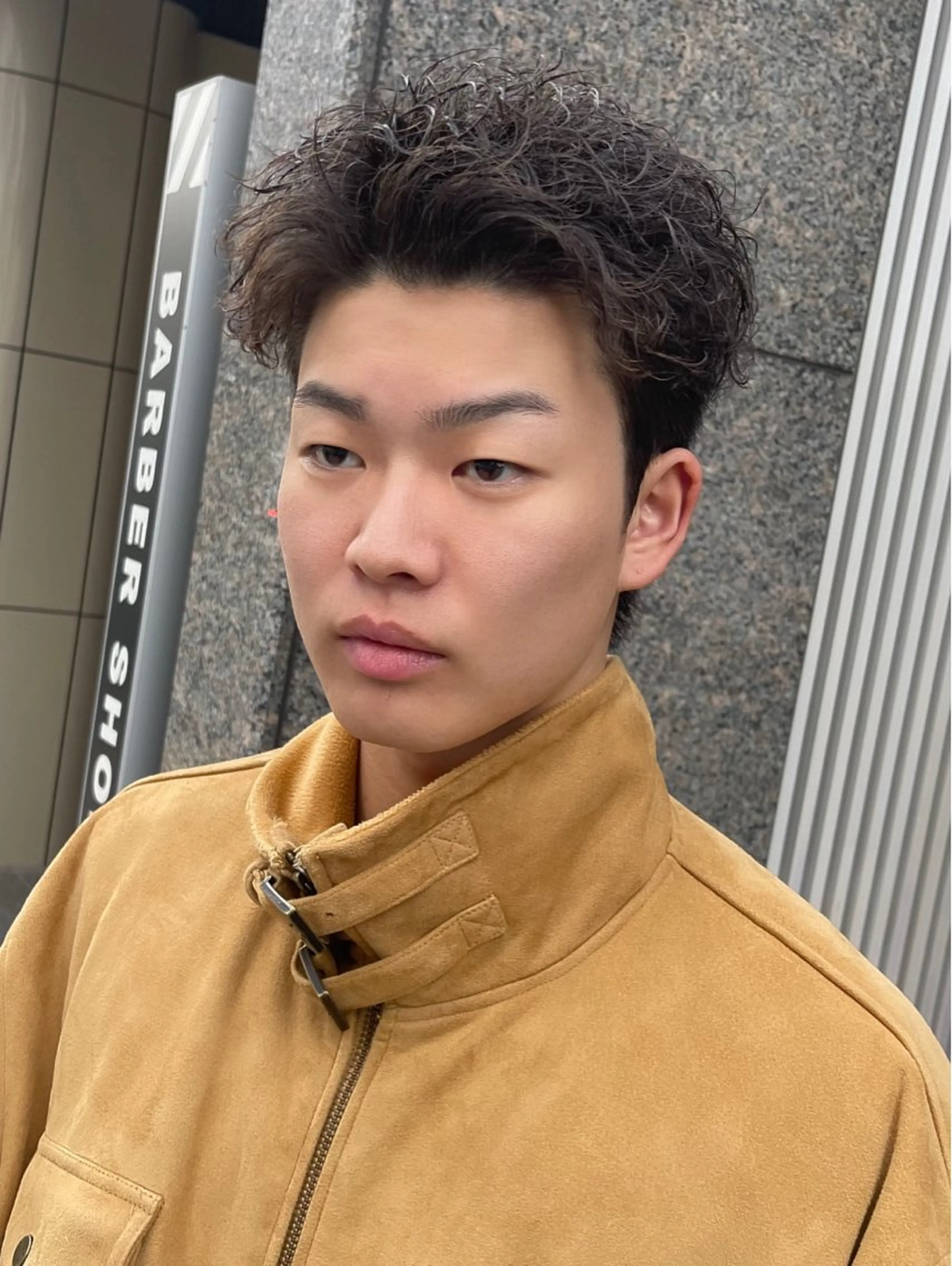 パーマスタイルの写真