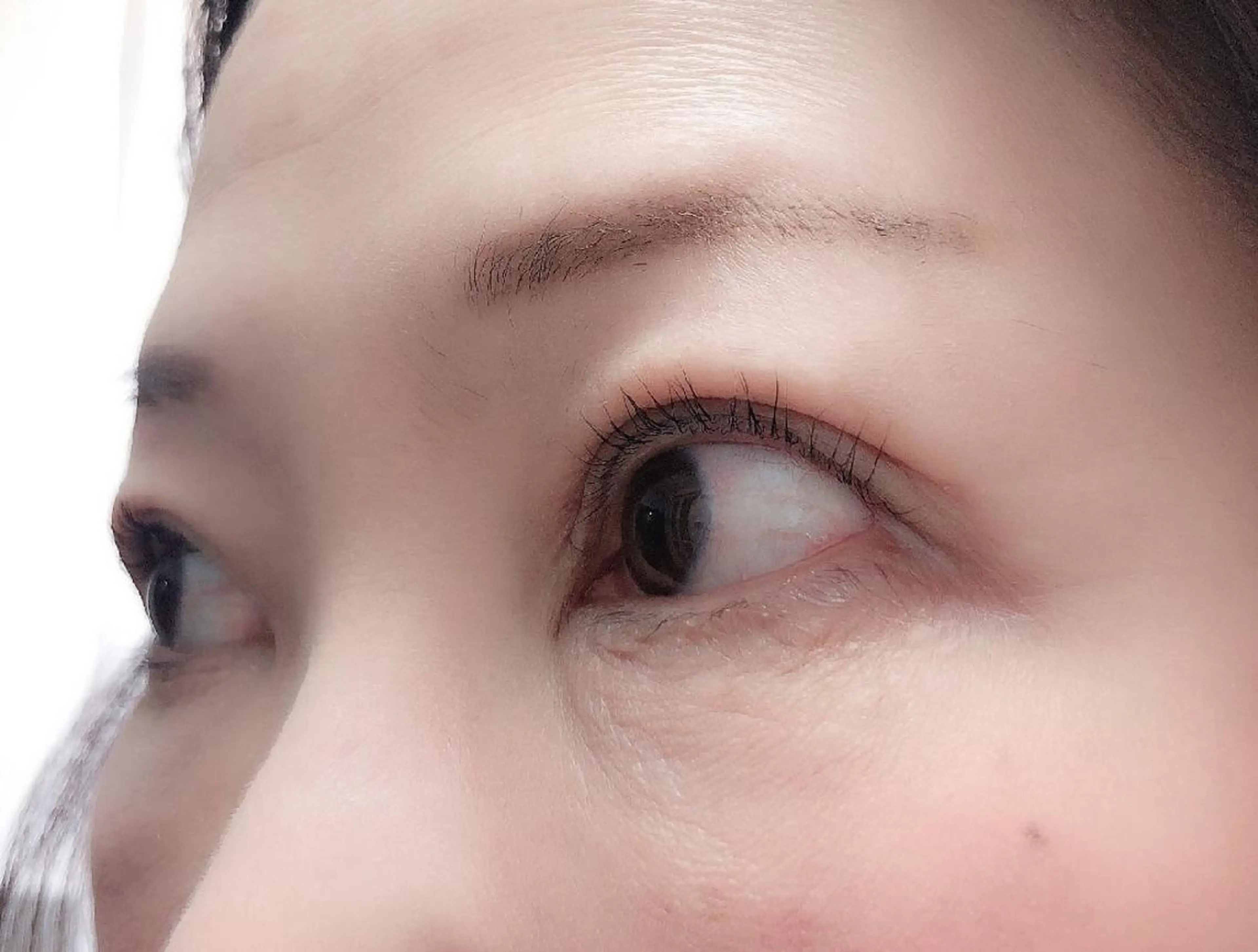 マツエク・マツパ 付け放題 フラットラッシュ ナチュラル まつげパーマ 一重×まつ毛パーマ マツパ 吉岡 ゆうなのマツエク・マツパデザイン