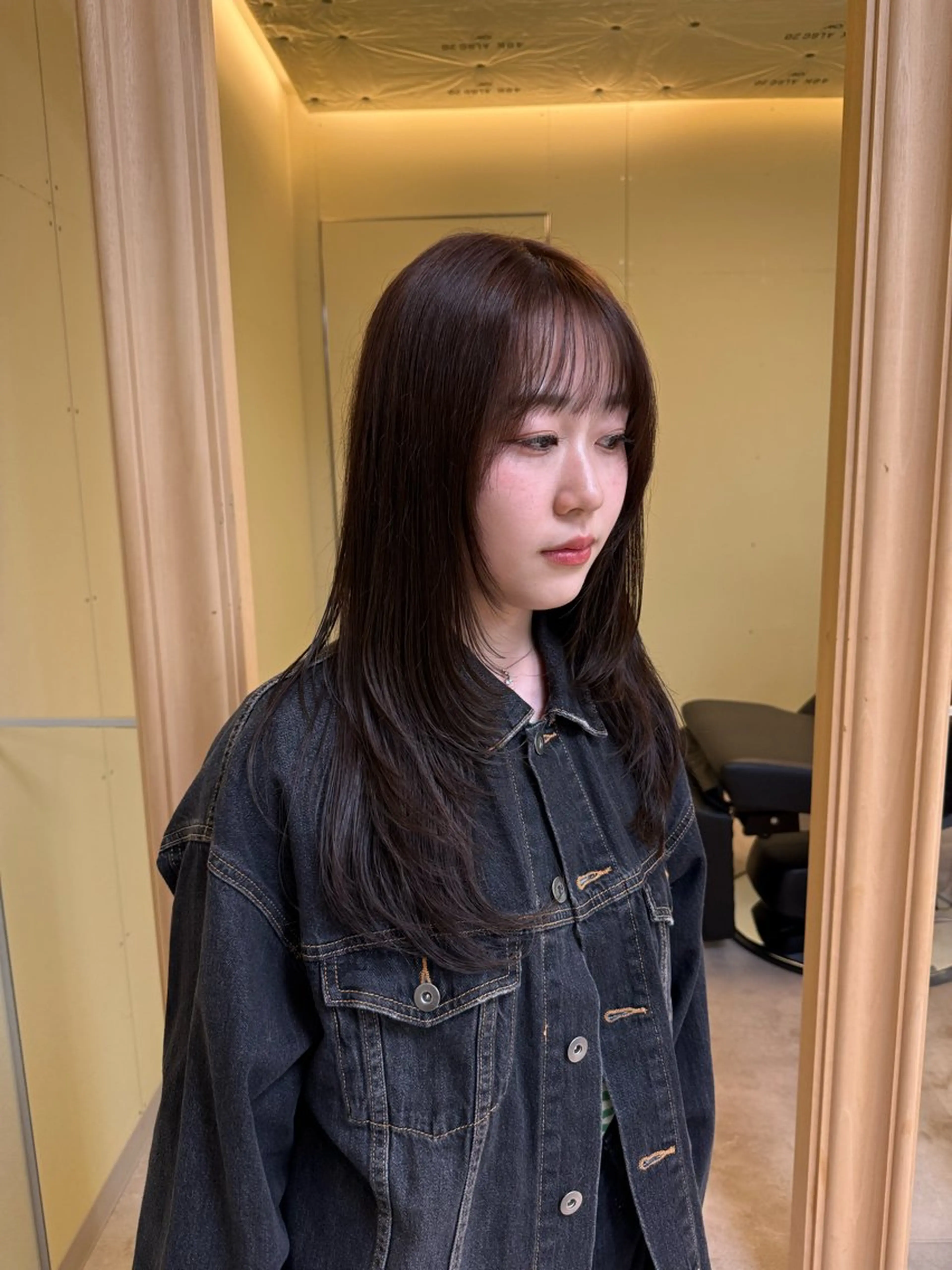 ロング カラー カット ヘアカラー 伶風/ボブ/ ヘーゼルベージュのヘアスタイル