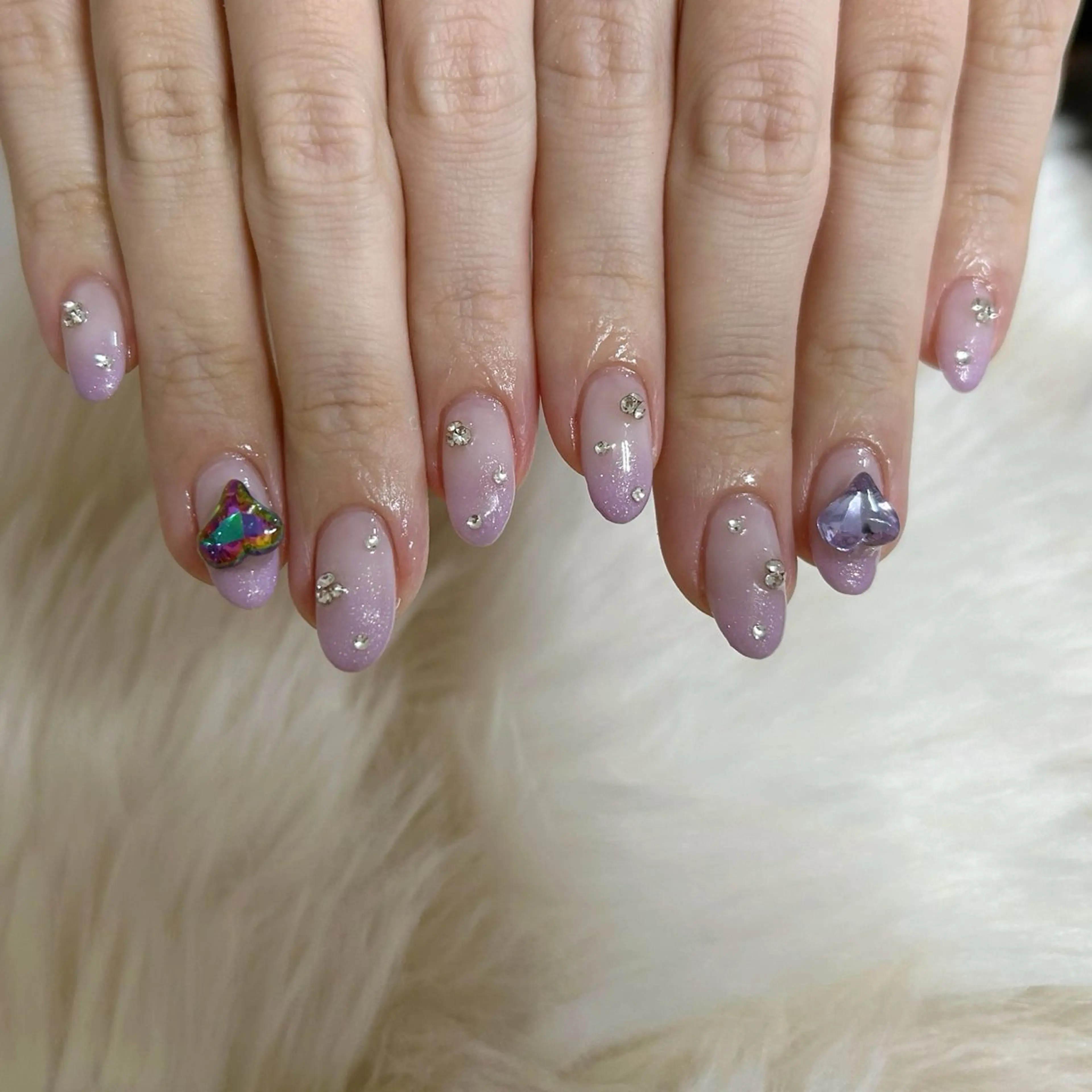 ネイル ハート 持ち込み ハンドネイル パラジェル登録サロンfeerique所属・Uchida Mayunaのその他イメージ