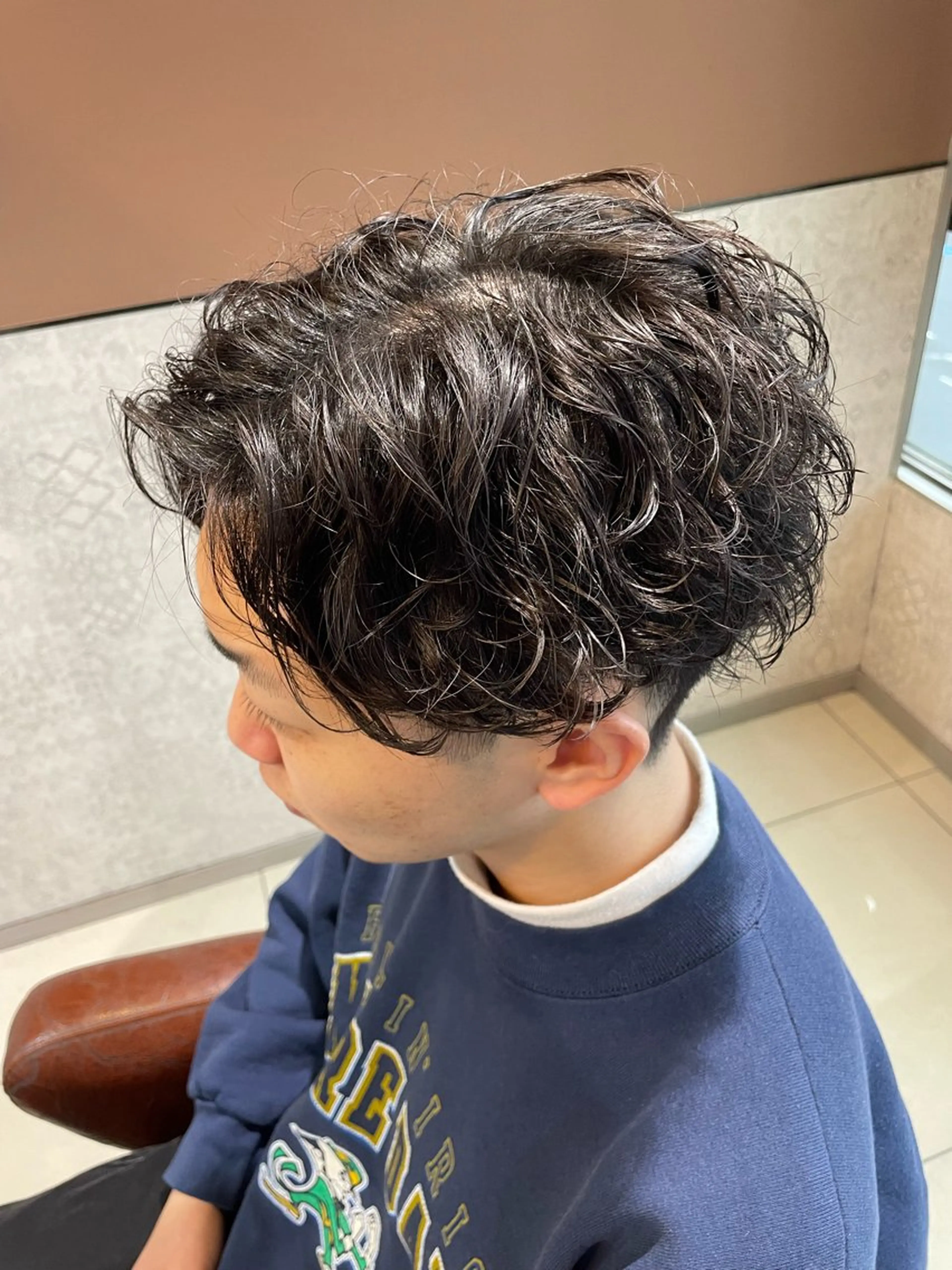 ショート パーマ メンズ カット パーマ 🔷メンズ推し🔷 遠藤暖大のヘアスタイル