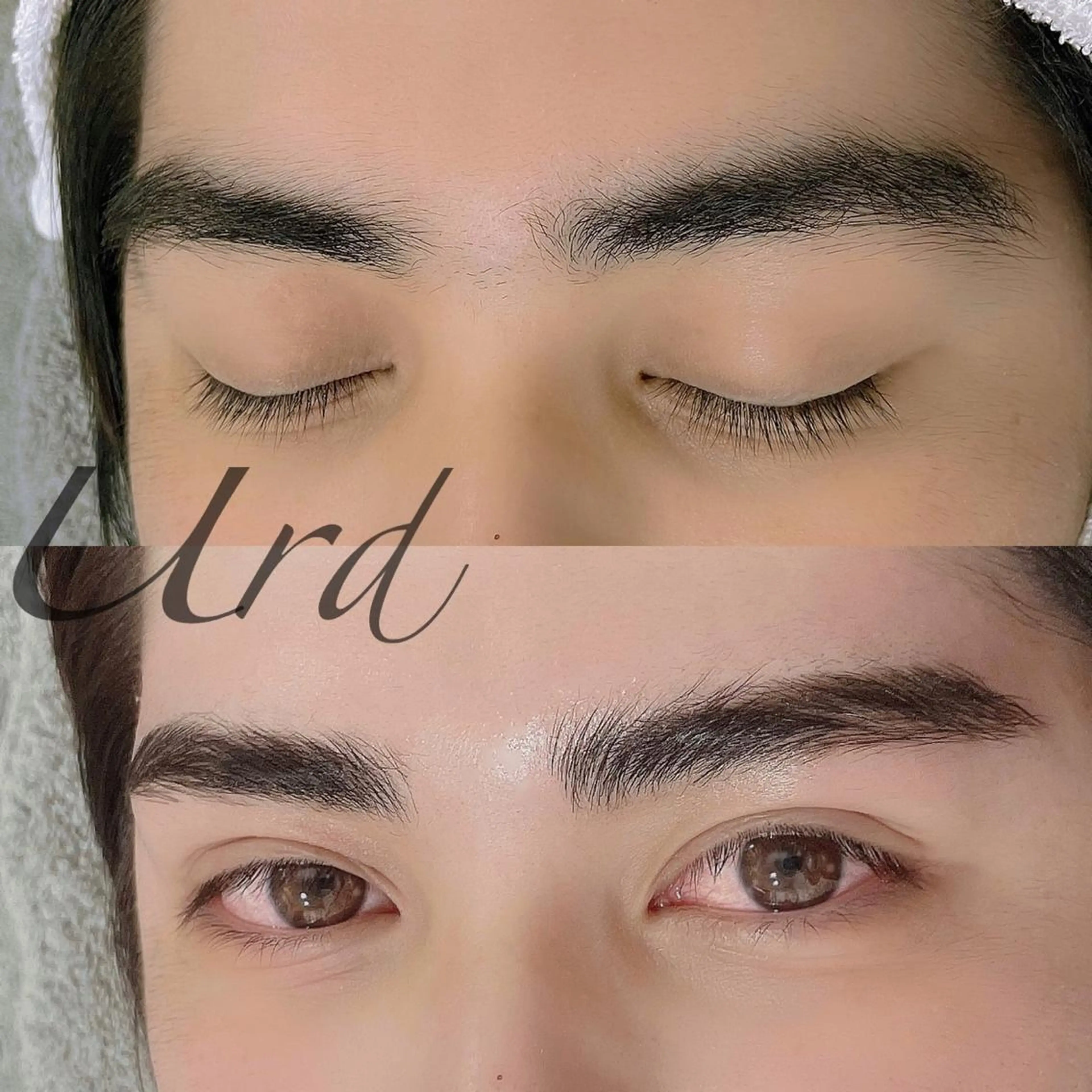 【メンズ】平日限定クーポン！！ハリウッドブロウリフト［眉毛パーマ＋眉Wax＋眉毛メイク］アイブロウの写真