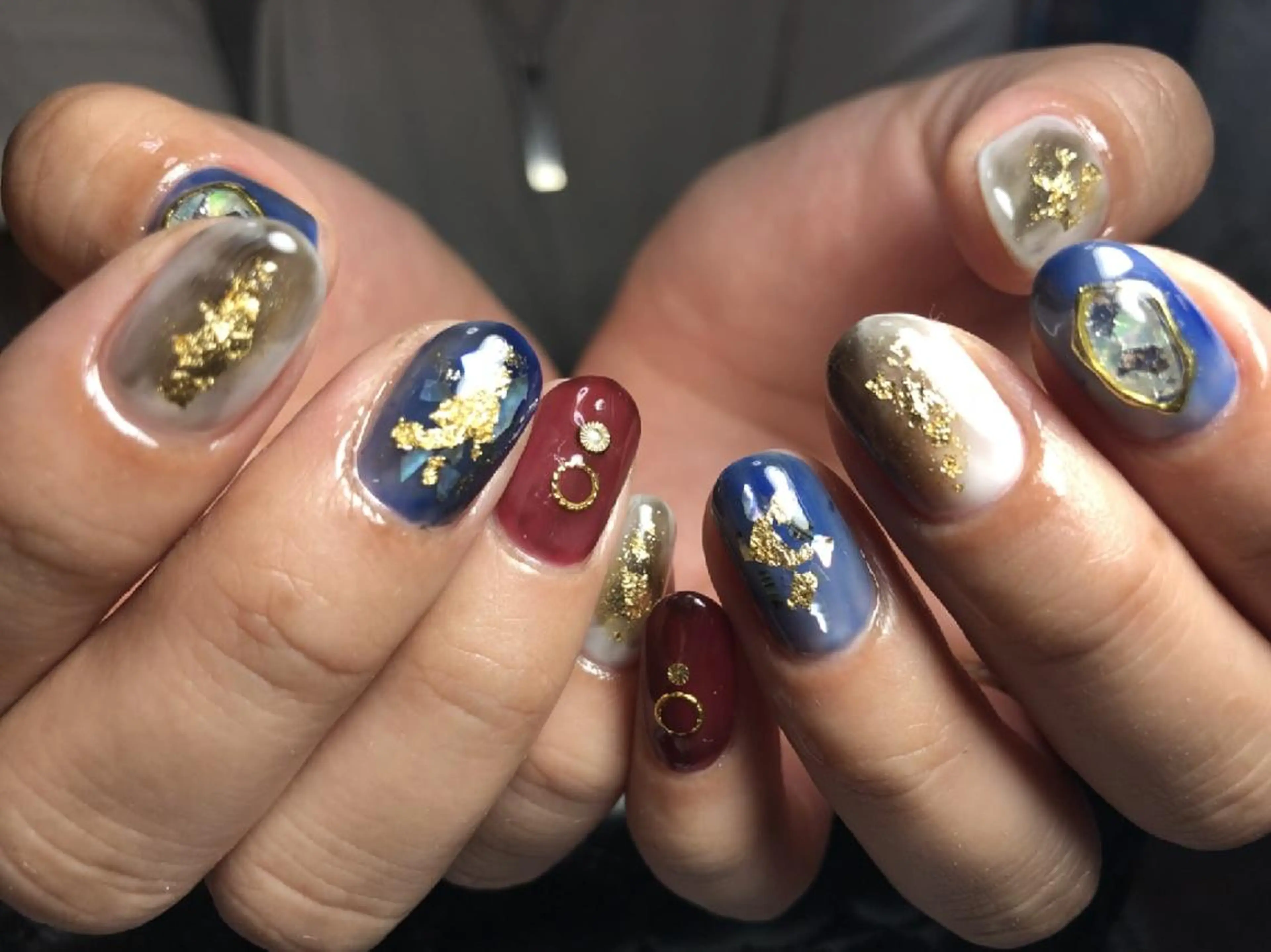 ネイル ニュアンスネイル 市川駅 ✿中津のネイルデザイン