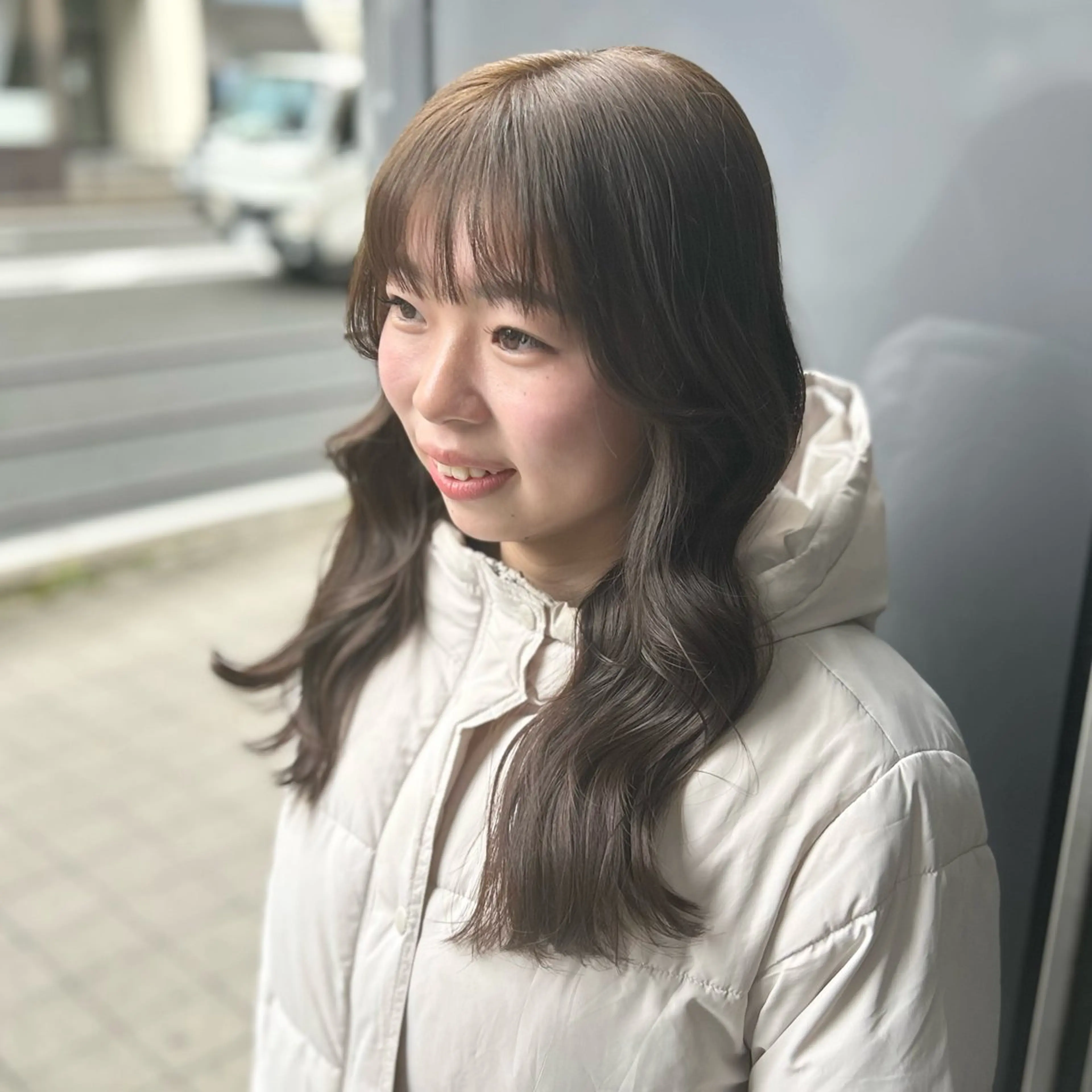 ロング カラー calna 古賀 菜摘のヘアスタイル