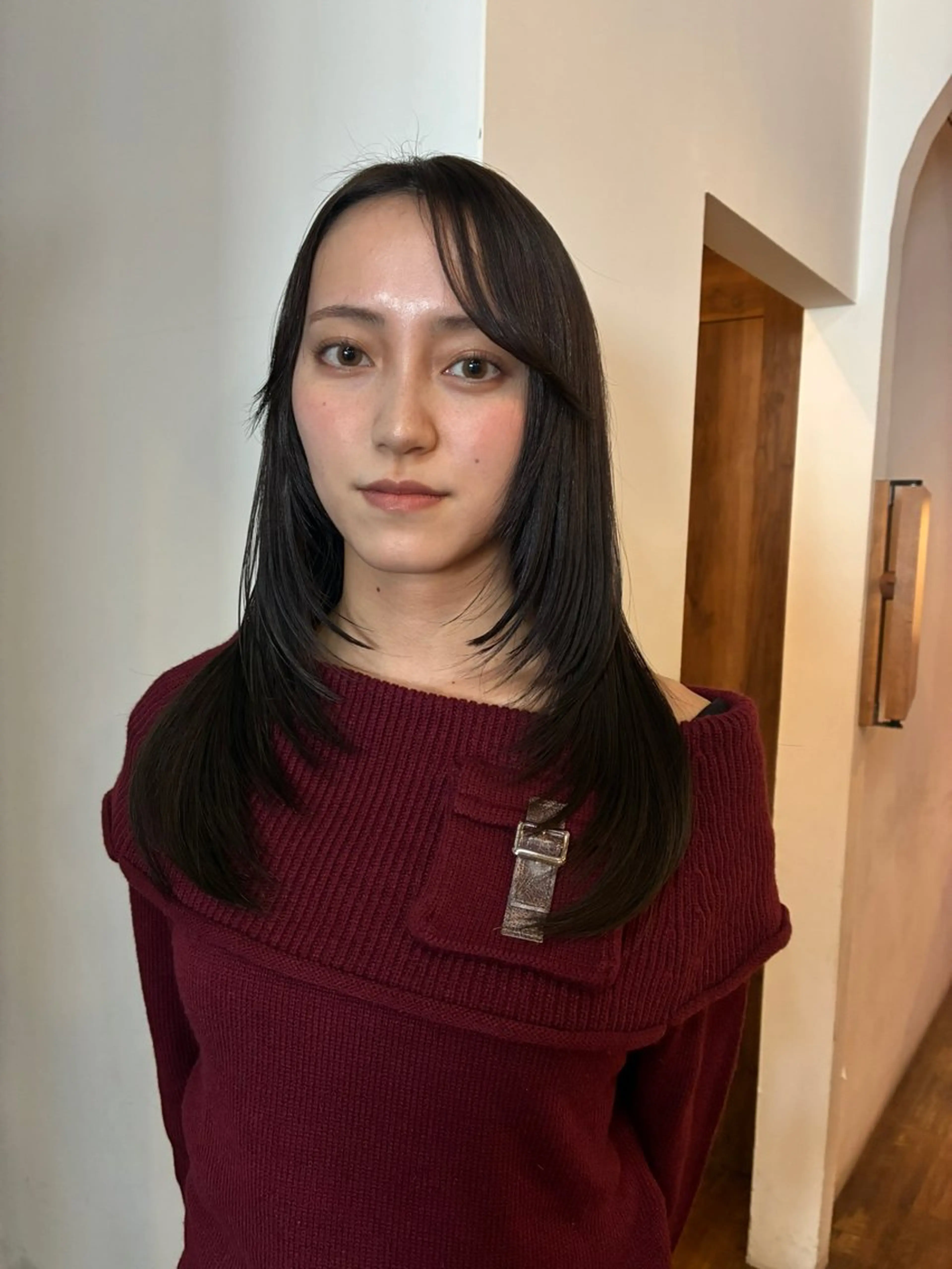 レイヤーカットの写真