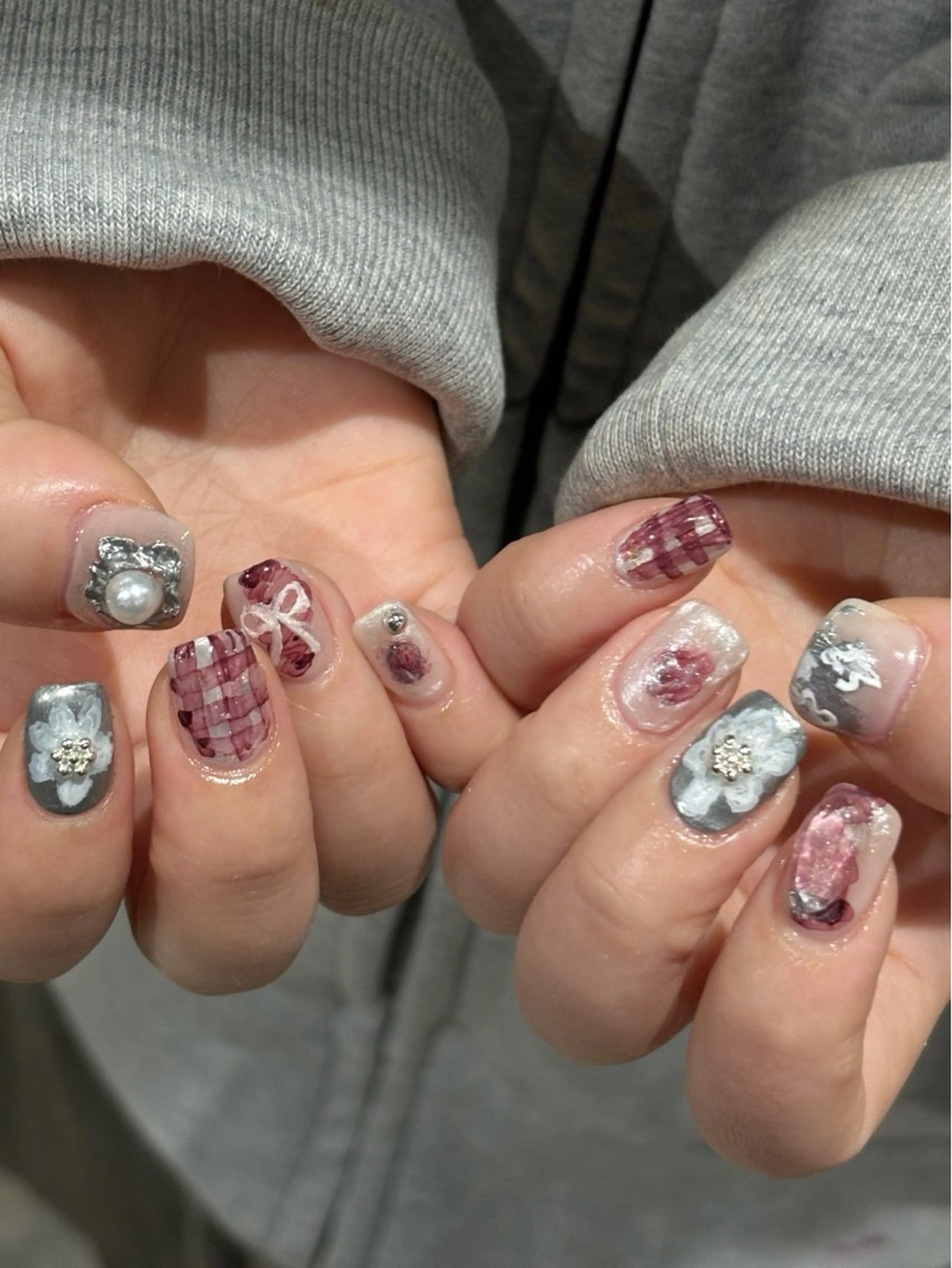 ネイル ハンドネイル hinako /個性派ニュアンスのネイルデザイン