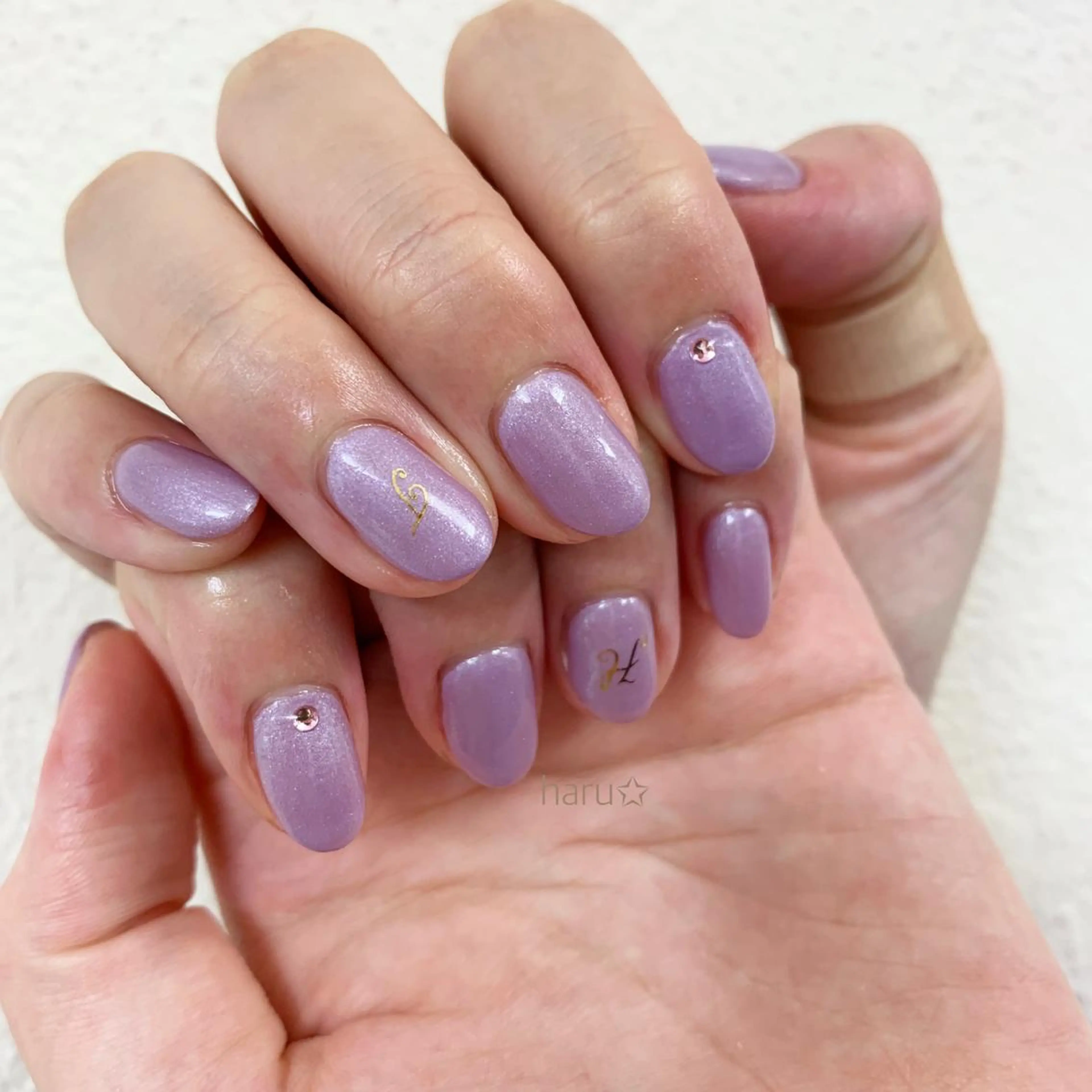 ネイル ワンカラーネイル ハンドネイル うにゃねいる ✿ harunaのネイルデザイン