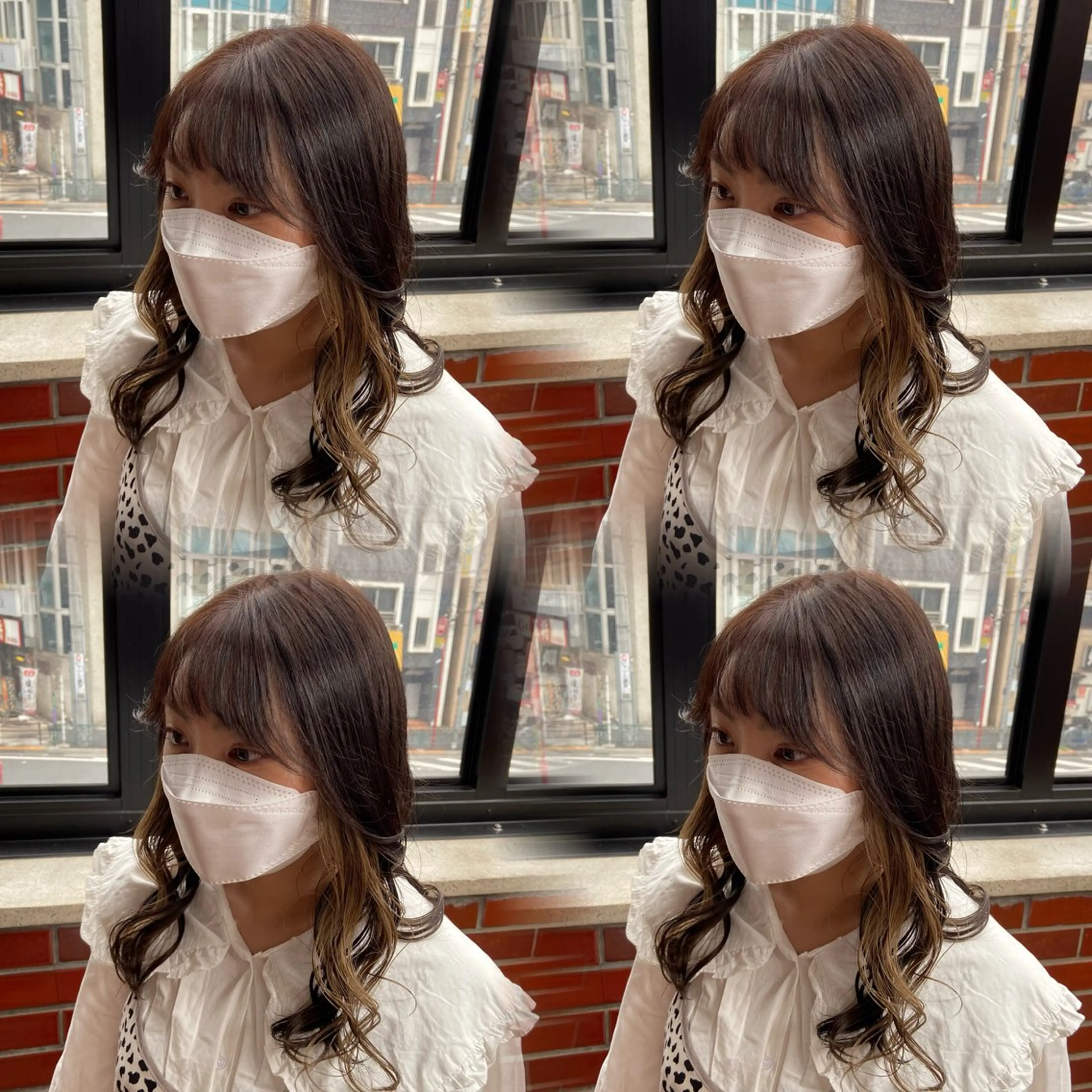 🧡【割れてしまう前髪に⚡️】🫧前髪ストレート➕前髪クロスパーマ(分け目改善)🫧[酸性ストレートも可能/銀座]の写真